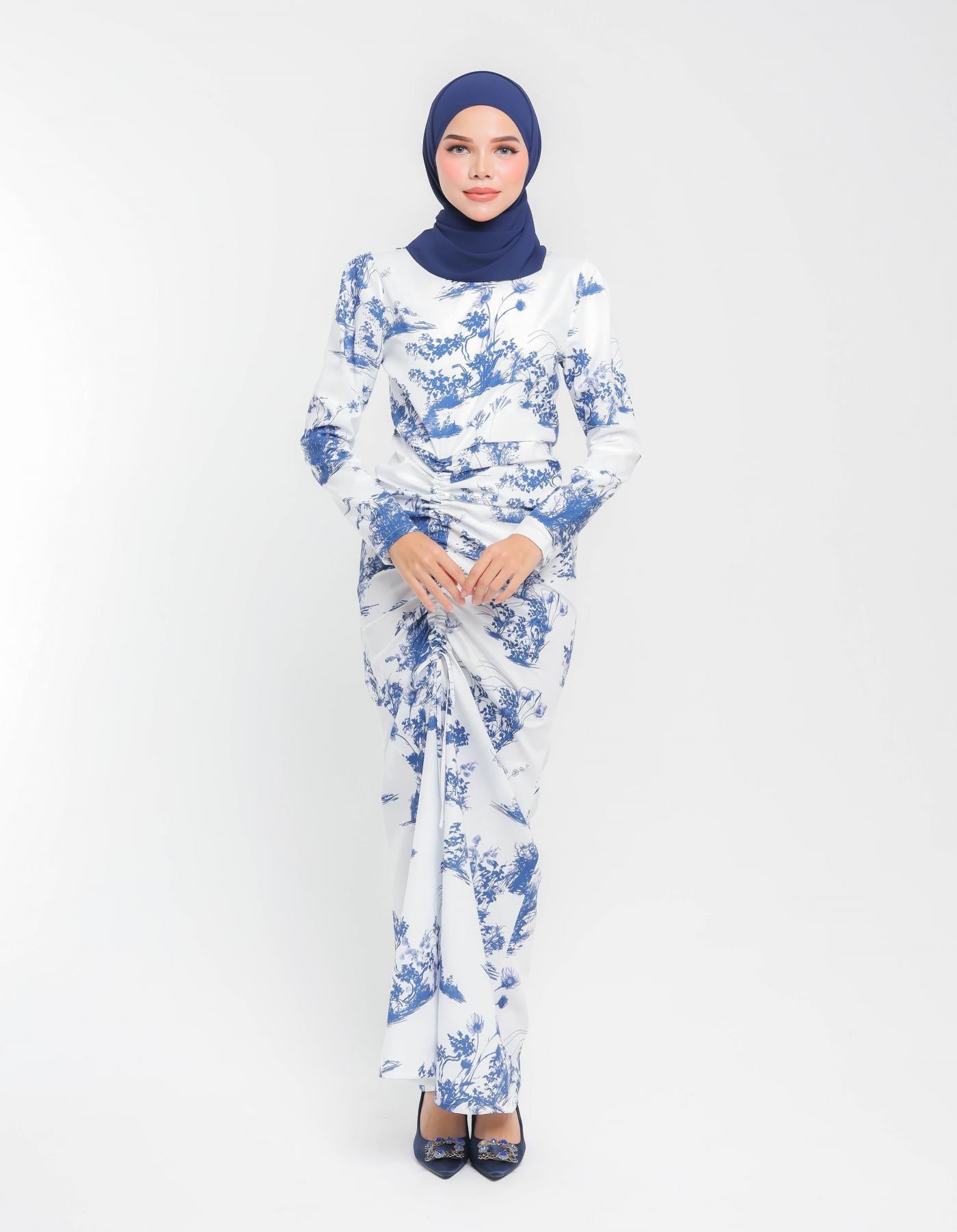 BELLE DRESS (NAVY BLUE)