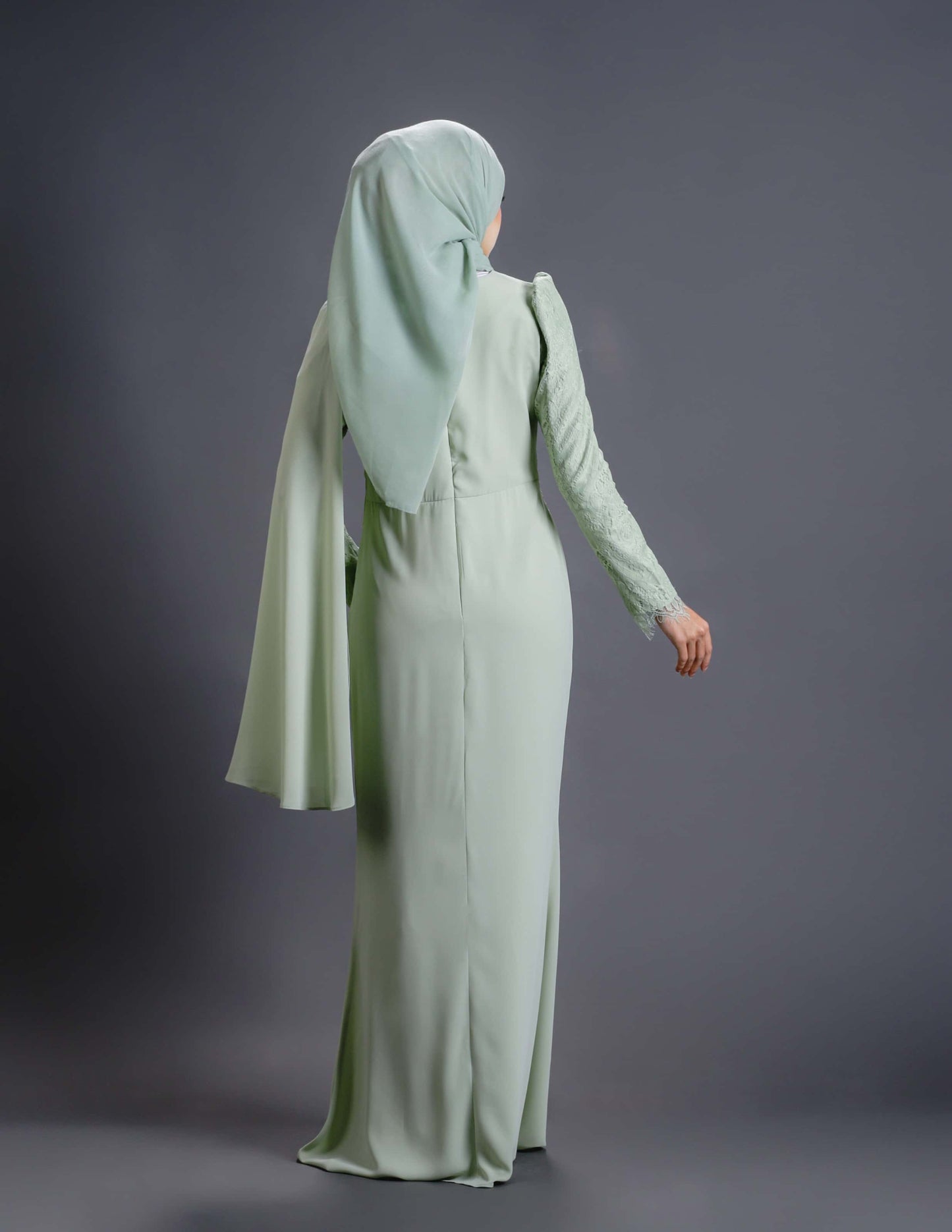 BRYNDA DRESS (GREEN TEA)