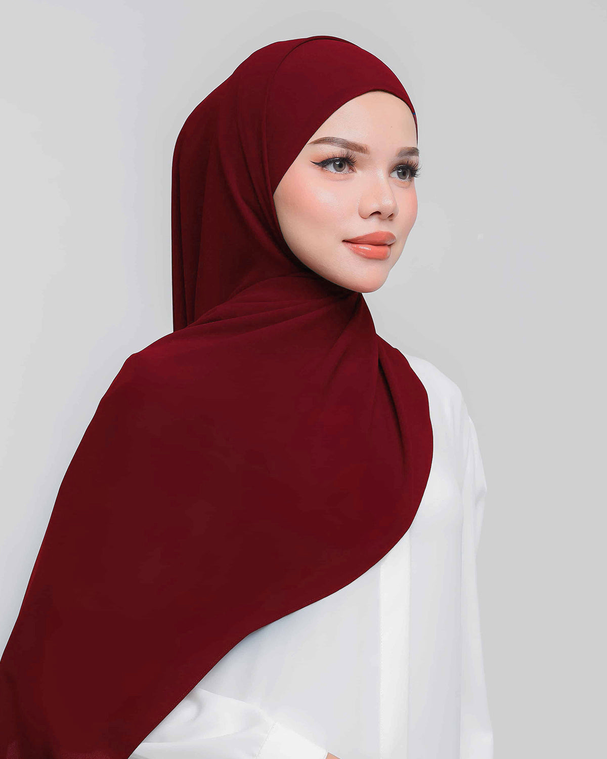 THALIA SHAWL (BURGUNDY)