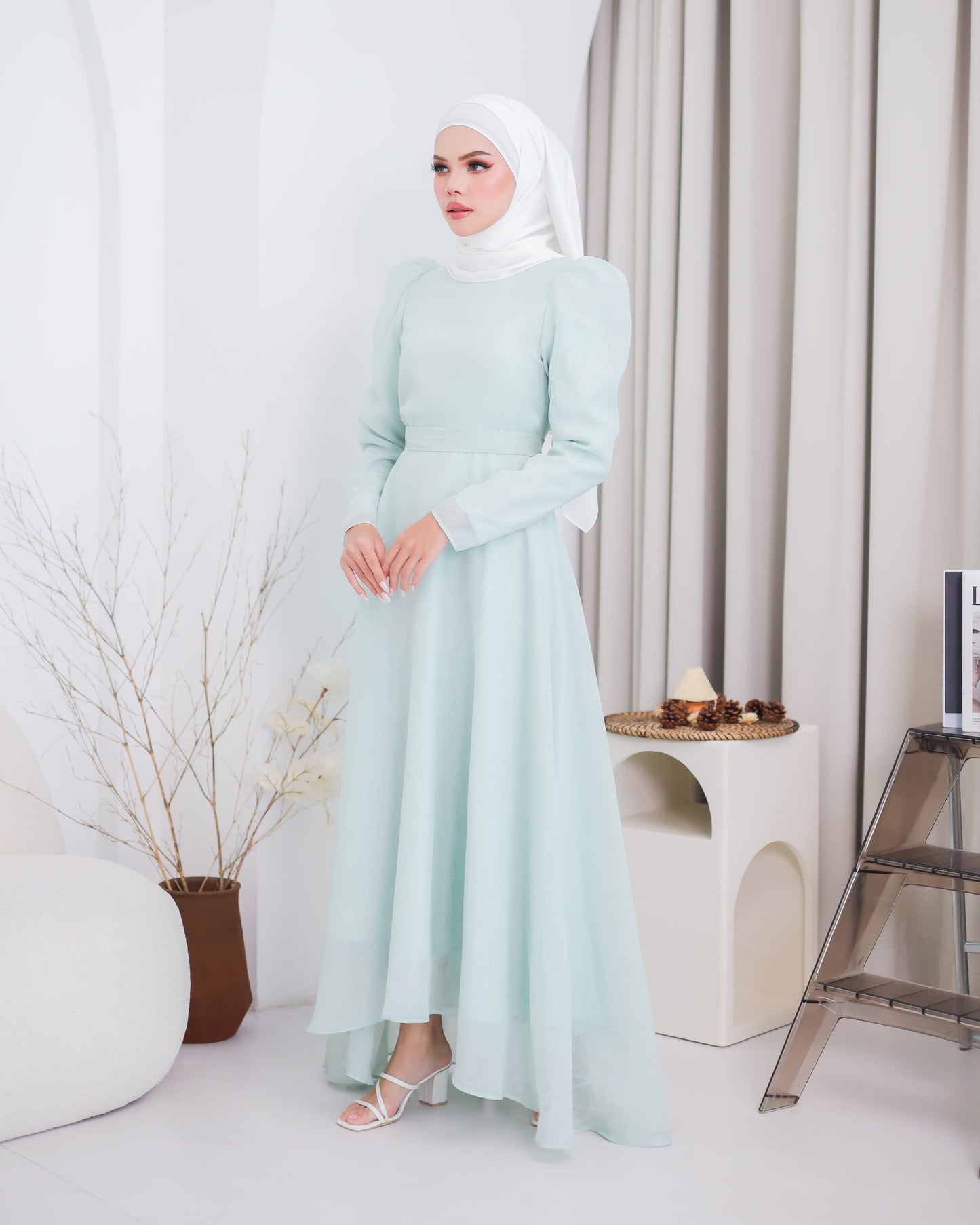 CARMEN DRESS (GREEN)