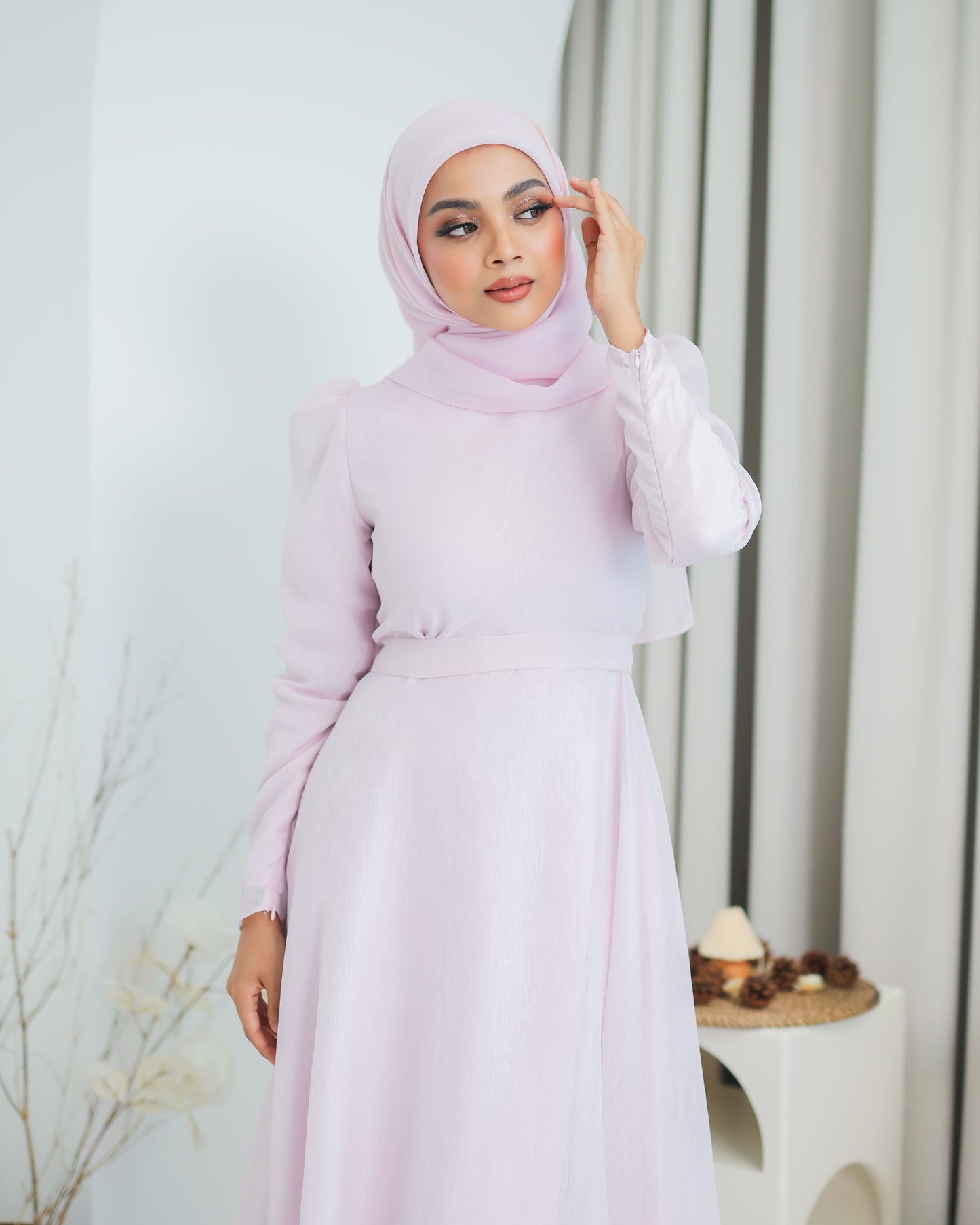 CARMEN DRESS (LILAC)