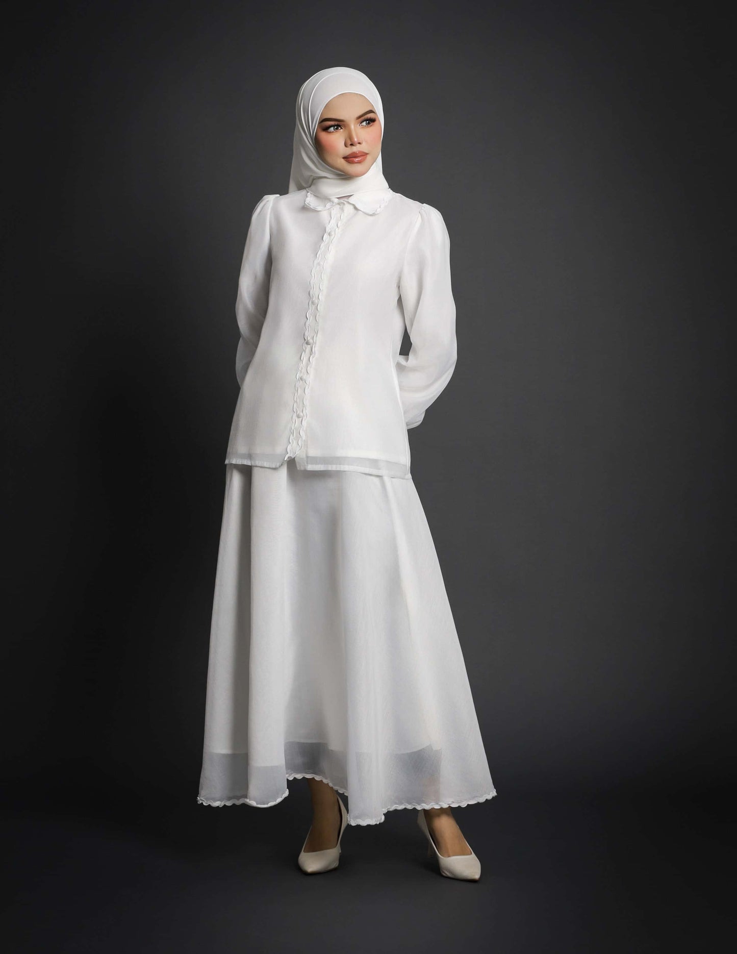 CAROLINE SET DRESS (OFF WHITE)
