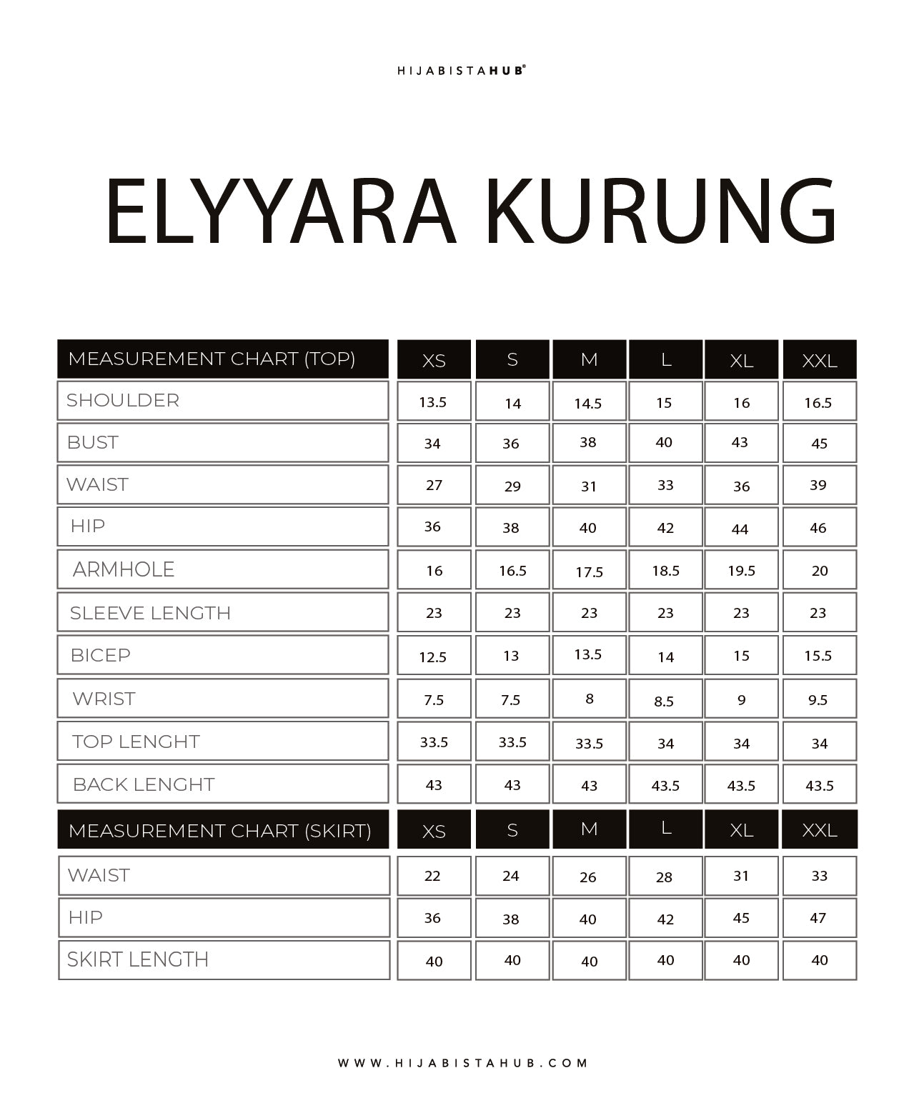 ELLYARA KURUNG (BLACK)