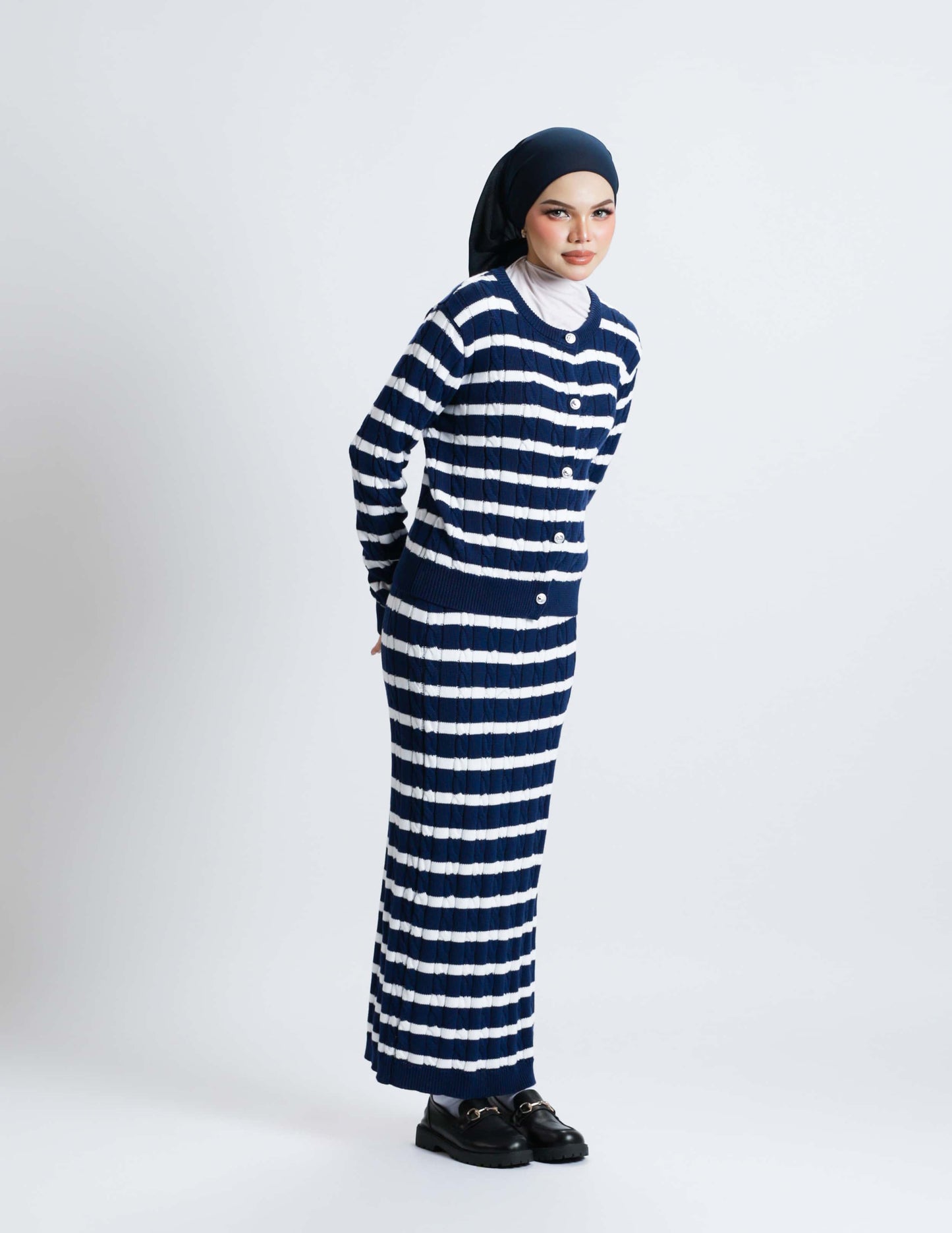ELOISE STRIPE (NAVY BLUE)