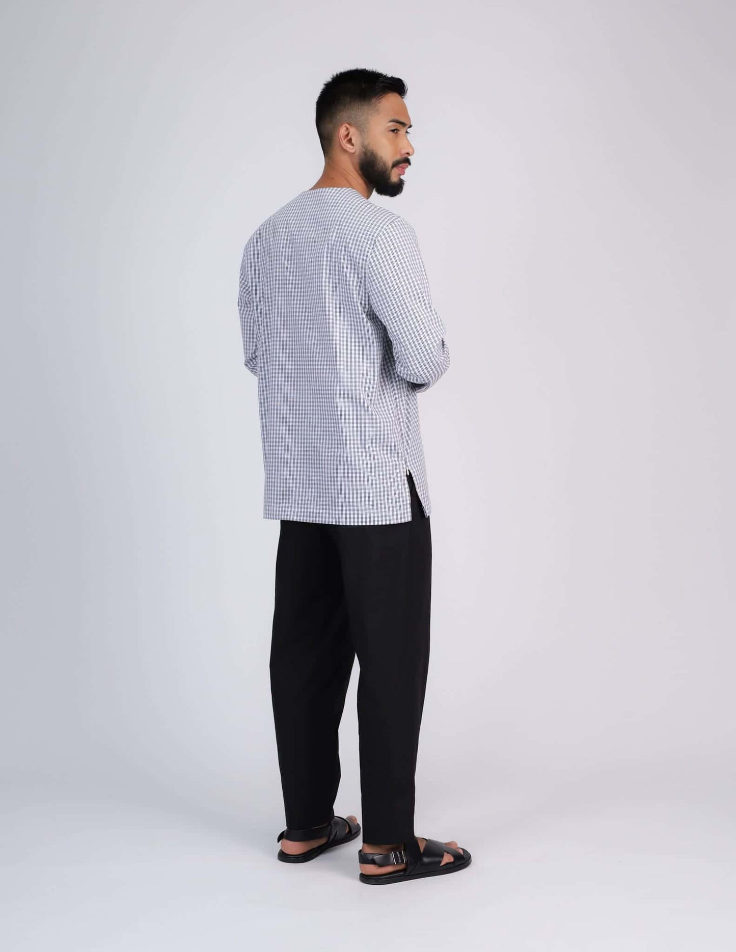 HAQEEM KURTA (WHITE)