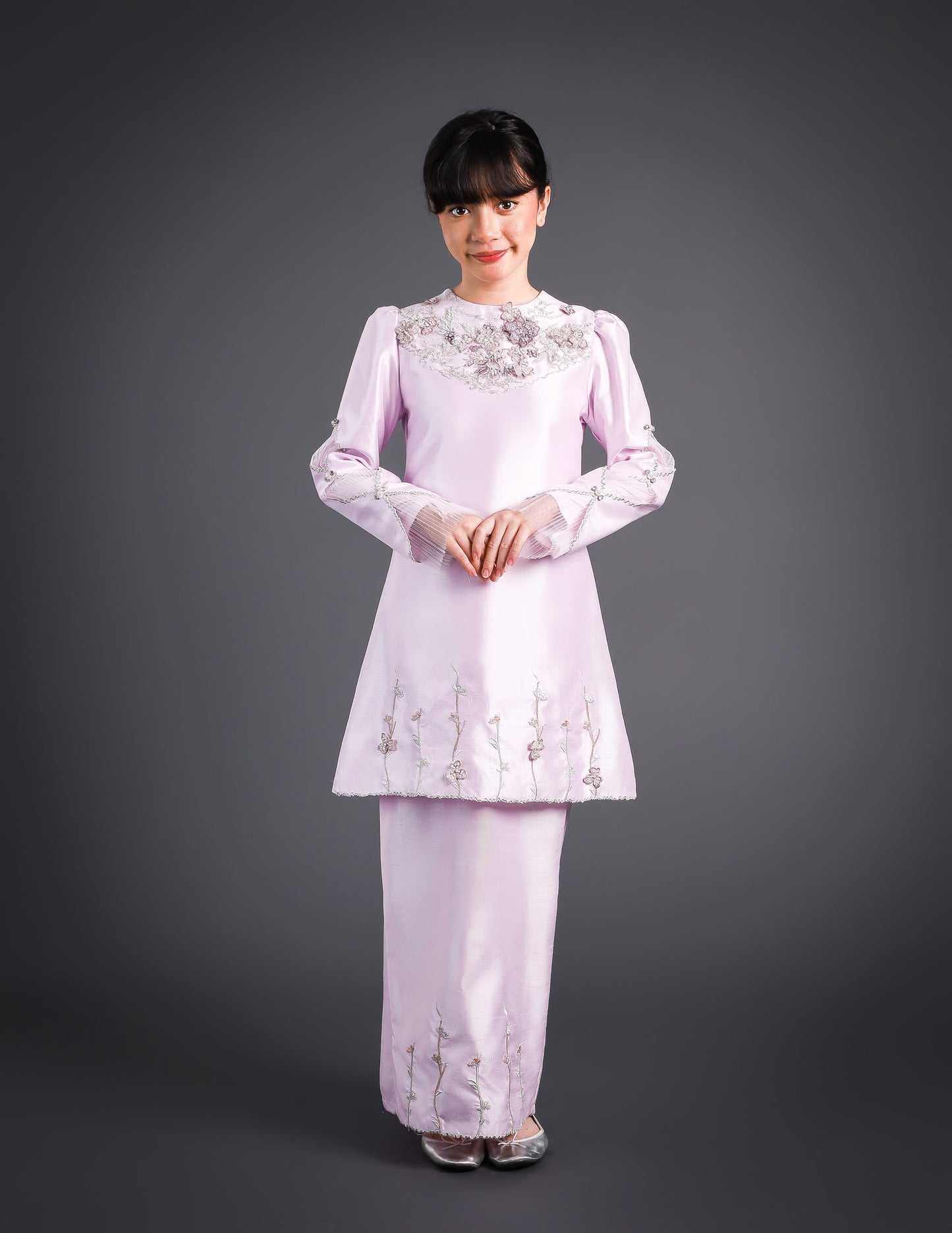 IRDINA KURUNG KIDS (LILAC)
