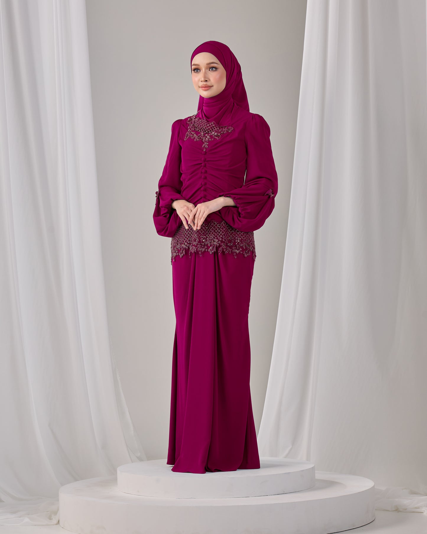 IZZEL KURUNG (DARK FUCHSIA)