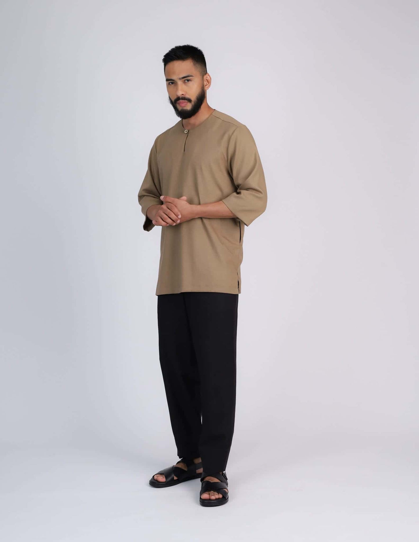 JABR KURTA (KHAKI)