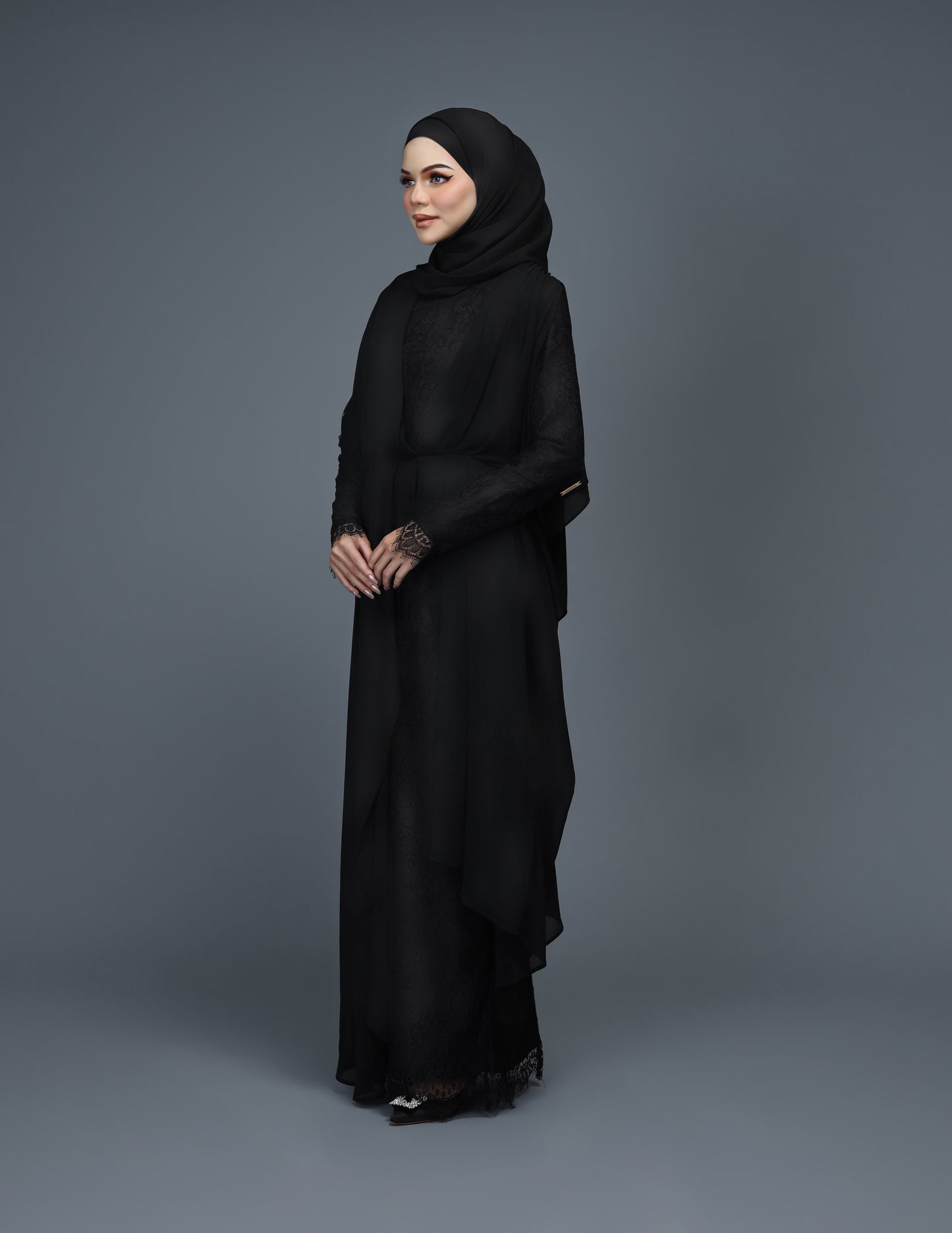 KHAWLA ABAYA (BLACK)
