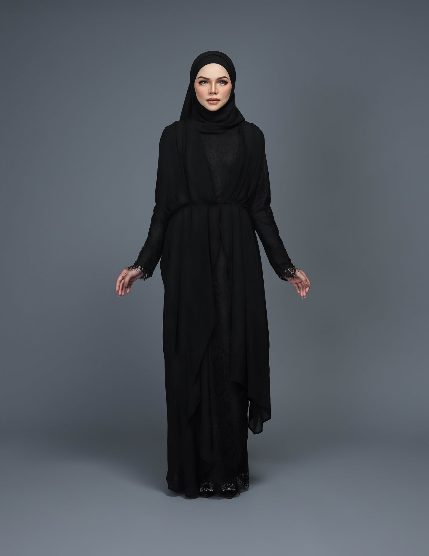 KHAWLA ABAYA (BLACK)