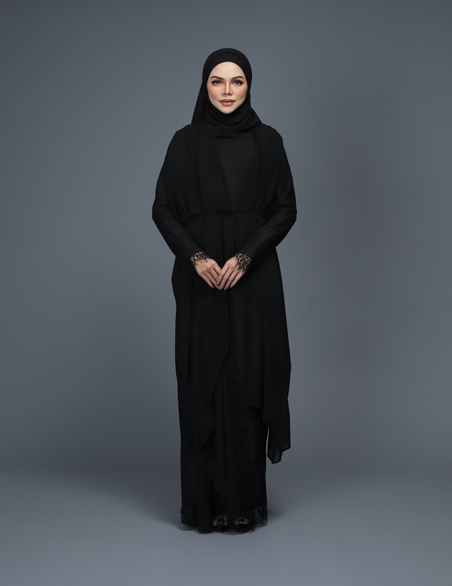 KHAWLA ABAYA (BLACK)
