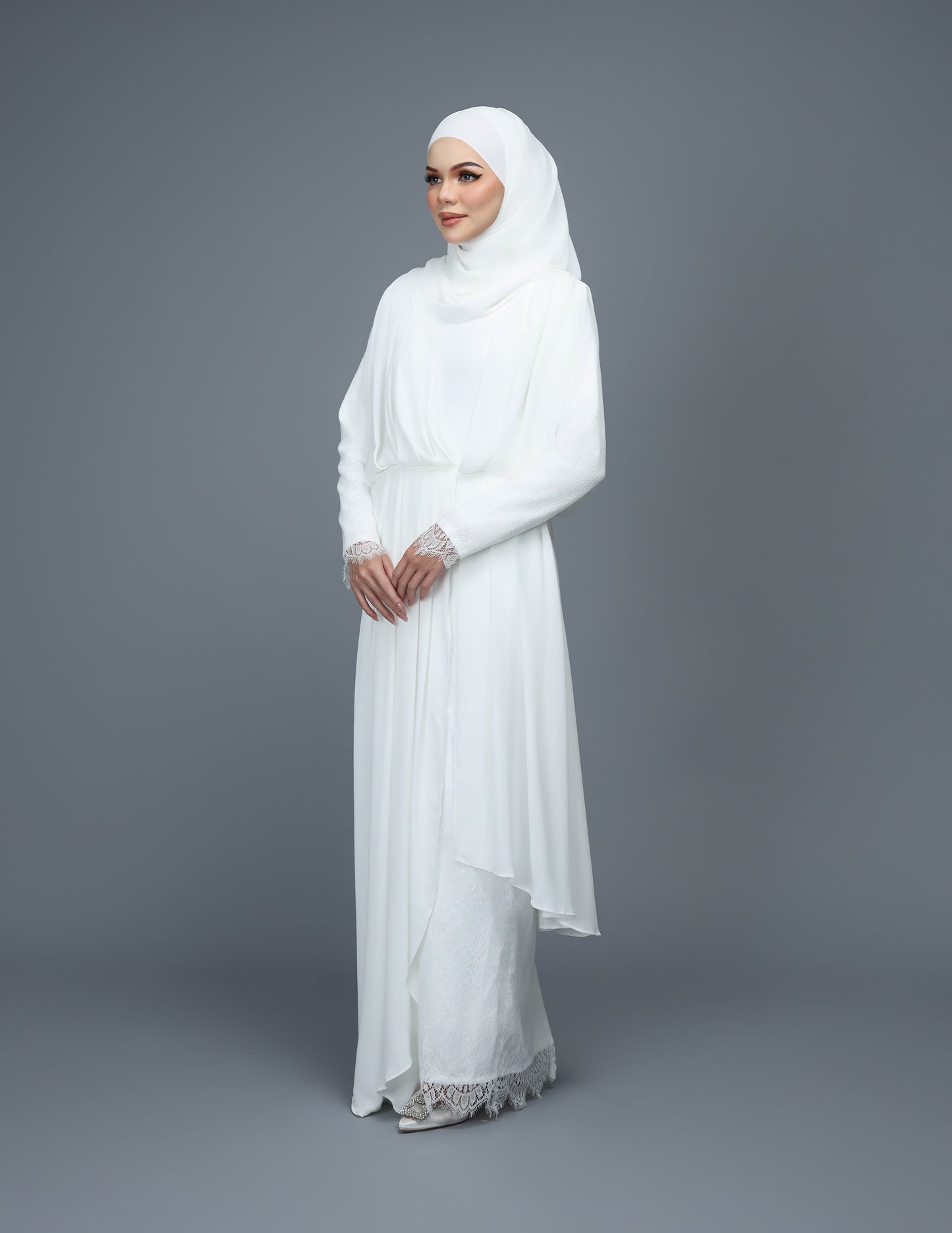 KHAWLA ABAYA (OFF WHITE)