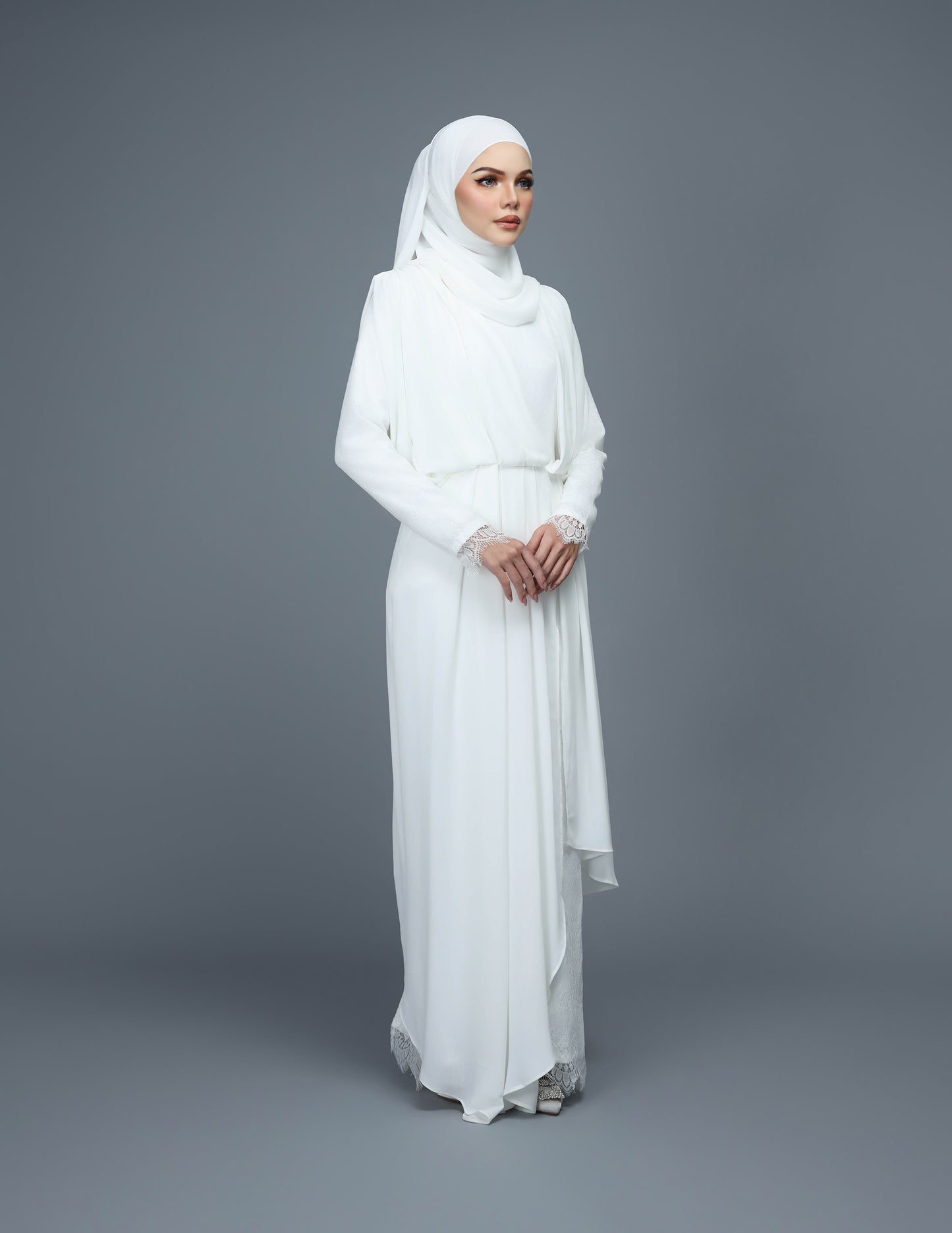 KHAWLA ABAYA (OFF WHITE)