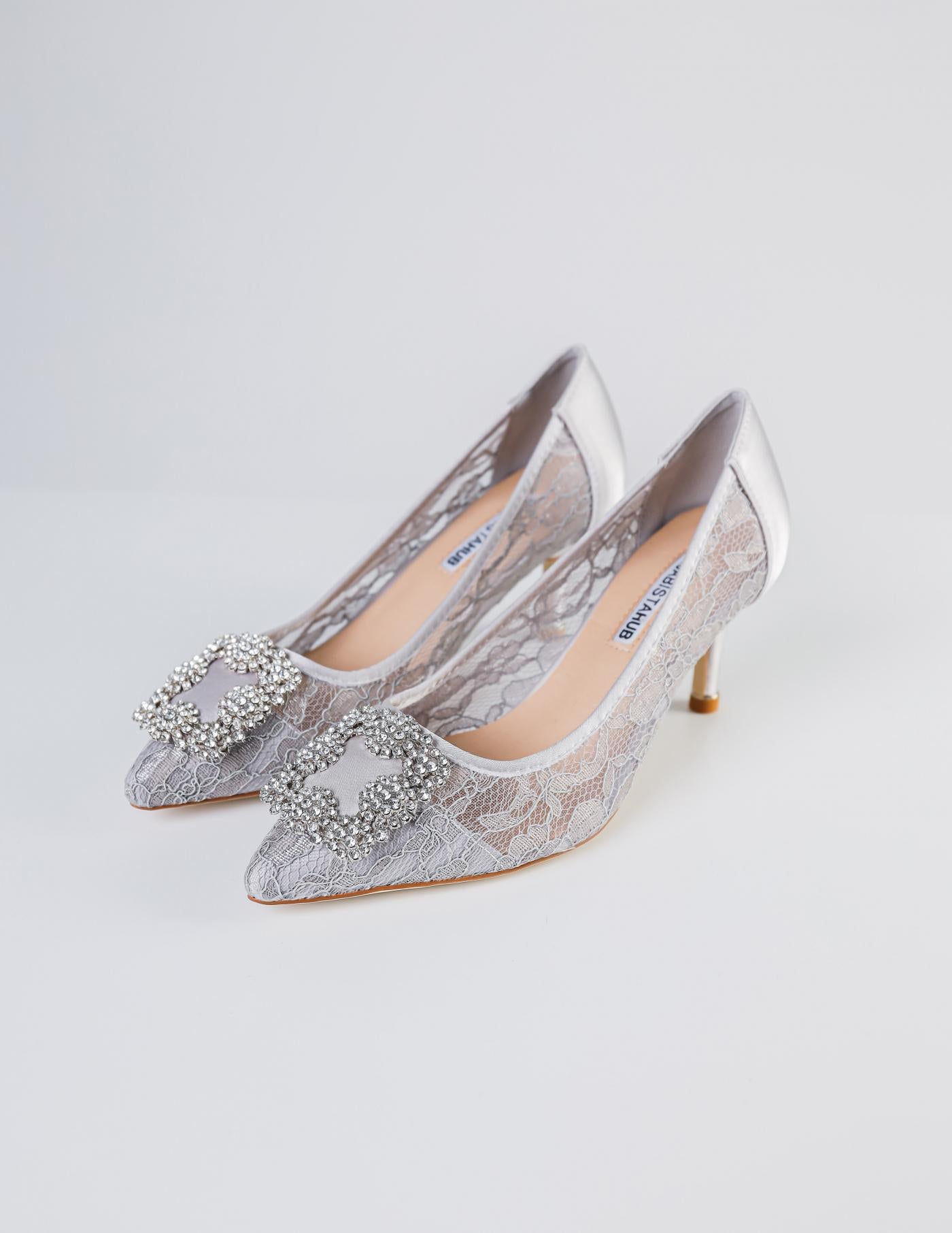 LACEY HEELS ( GREY)