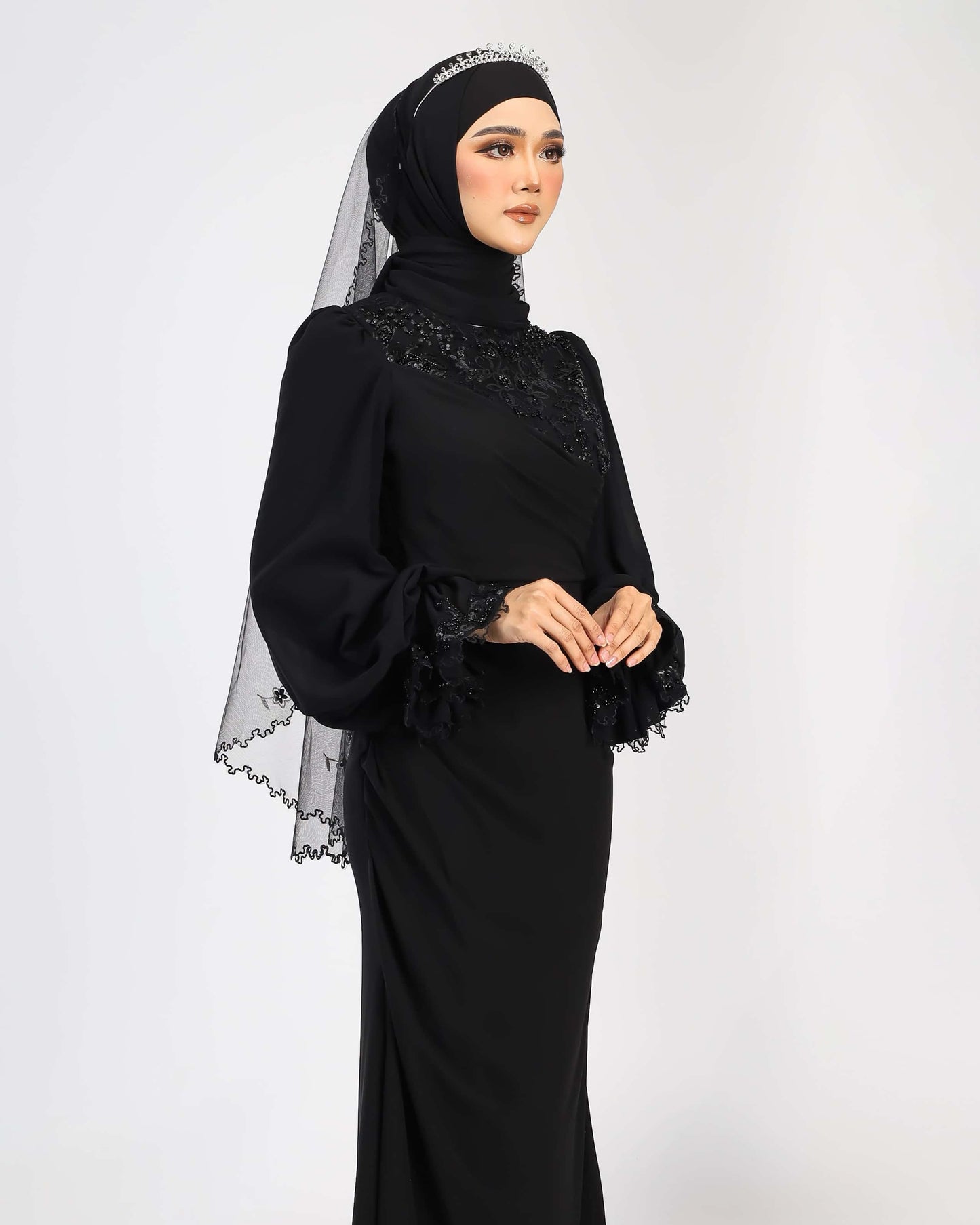 LENORA VEIL (BLACK)