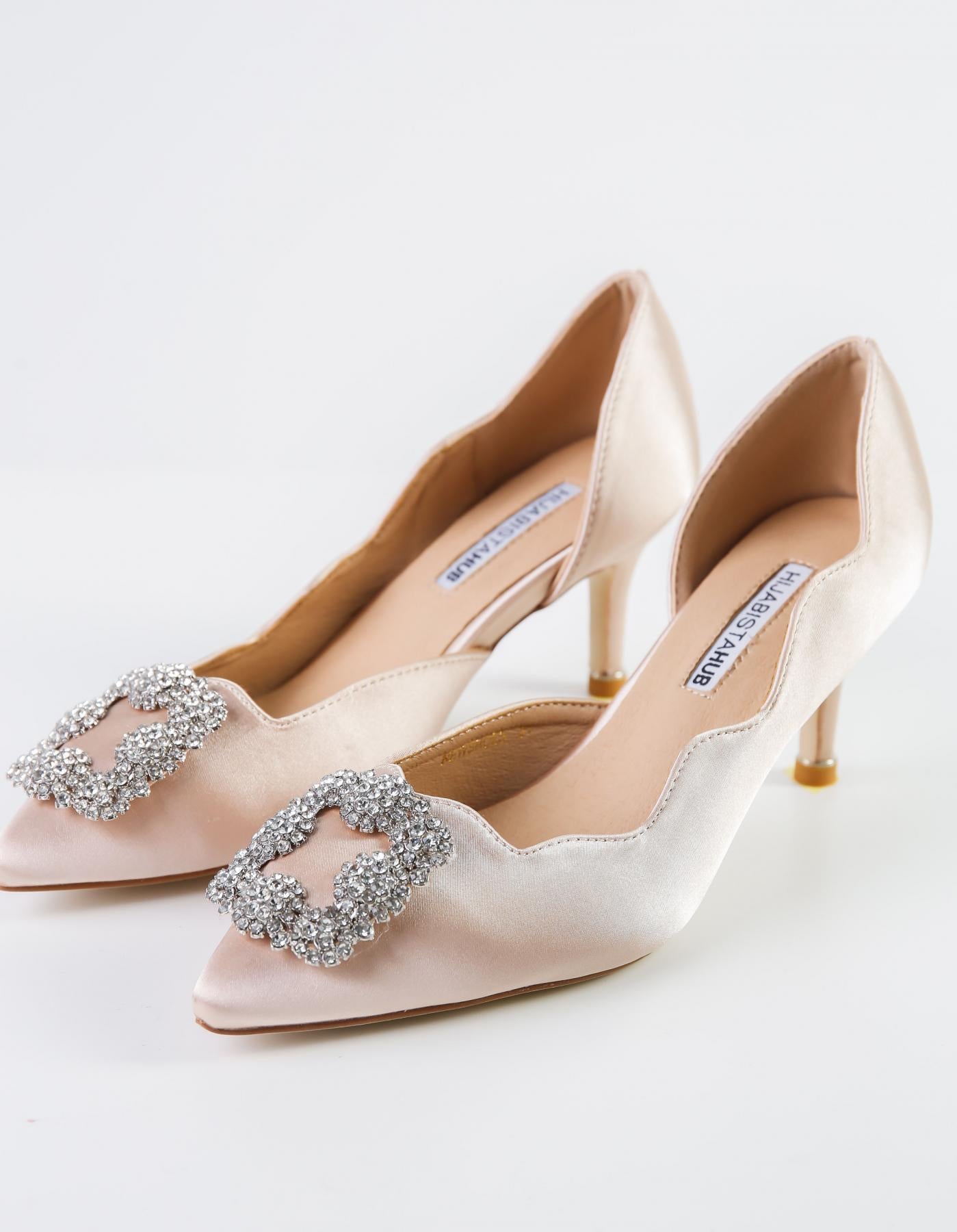 LUNA HEELS (CHAMPAGNE)