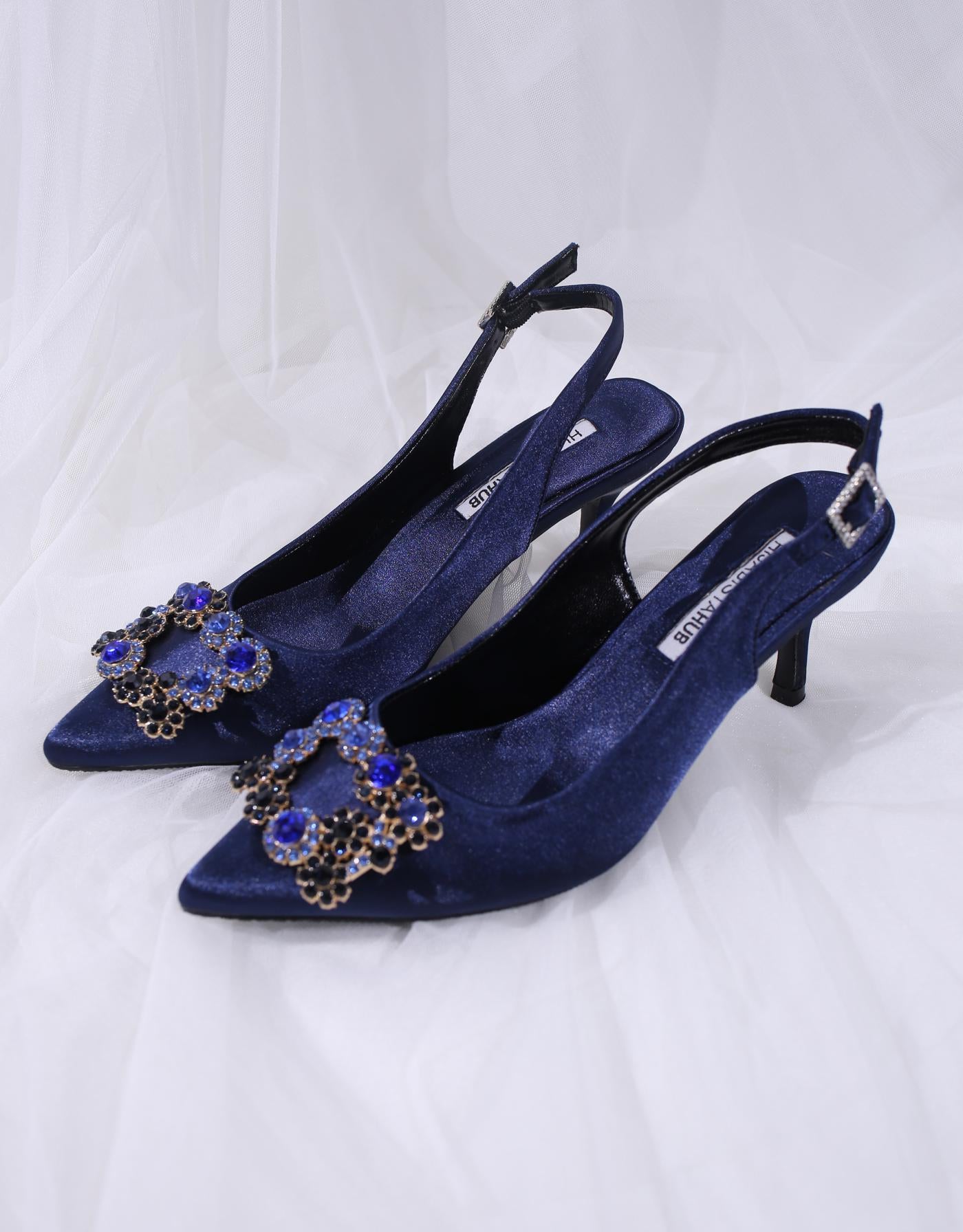 LYNDA HEELS (NAVY BLUE)