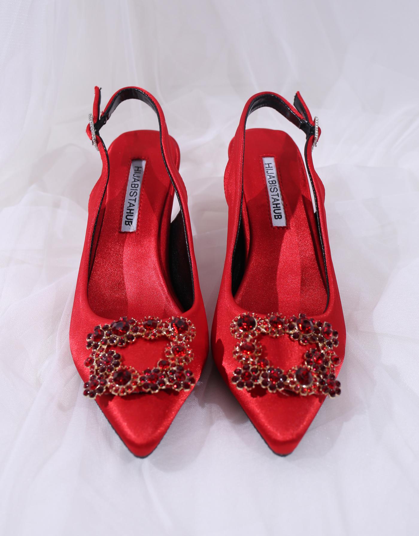 LYNDA HEELS (RED CHILI)