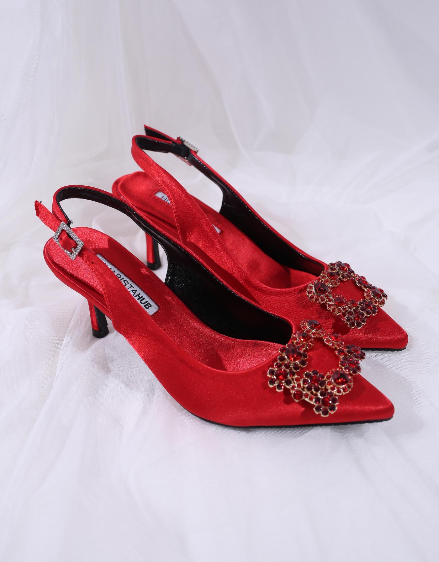 LYNDA HEELS (RED CHILI)