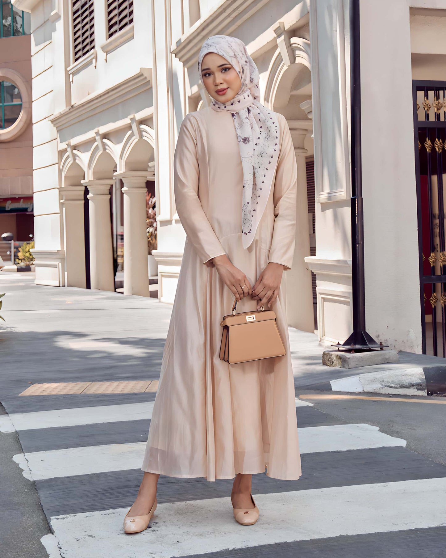 MARINA MIDI DRESS (NUDE)