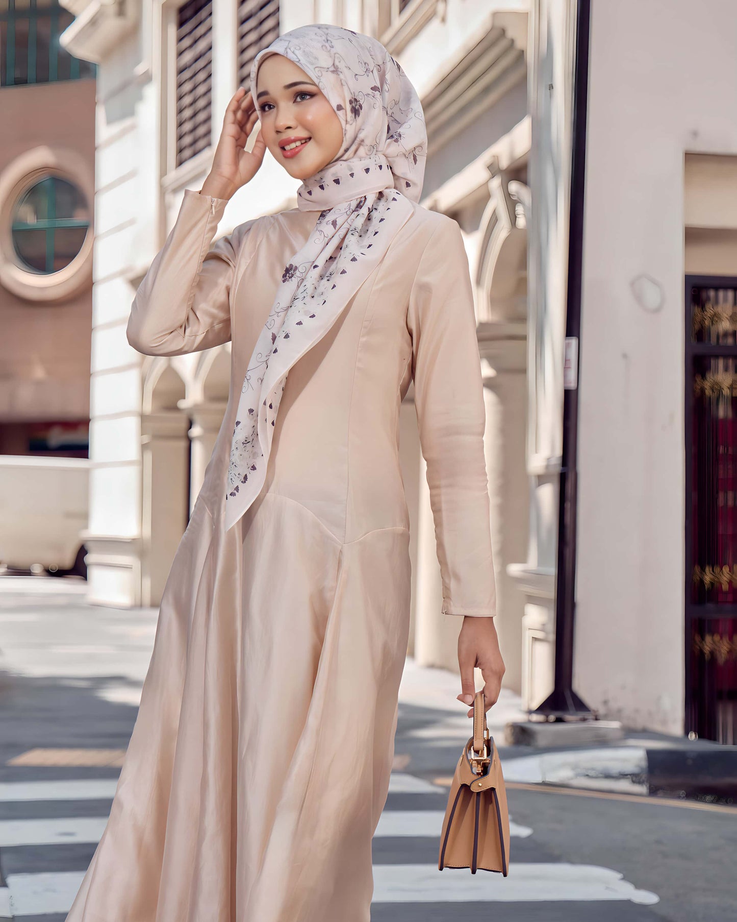 MARINA MIDI DRESS (NUDE)