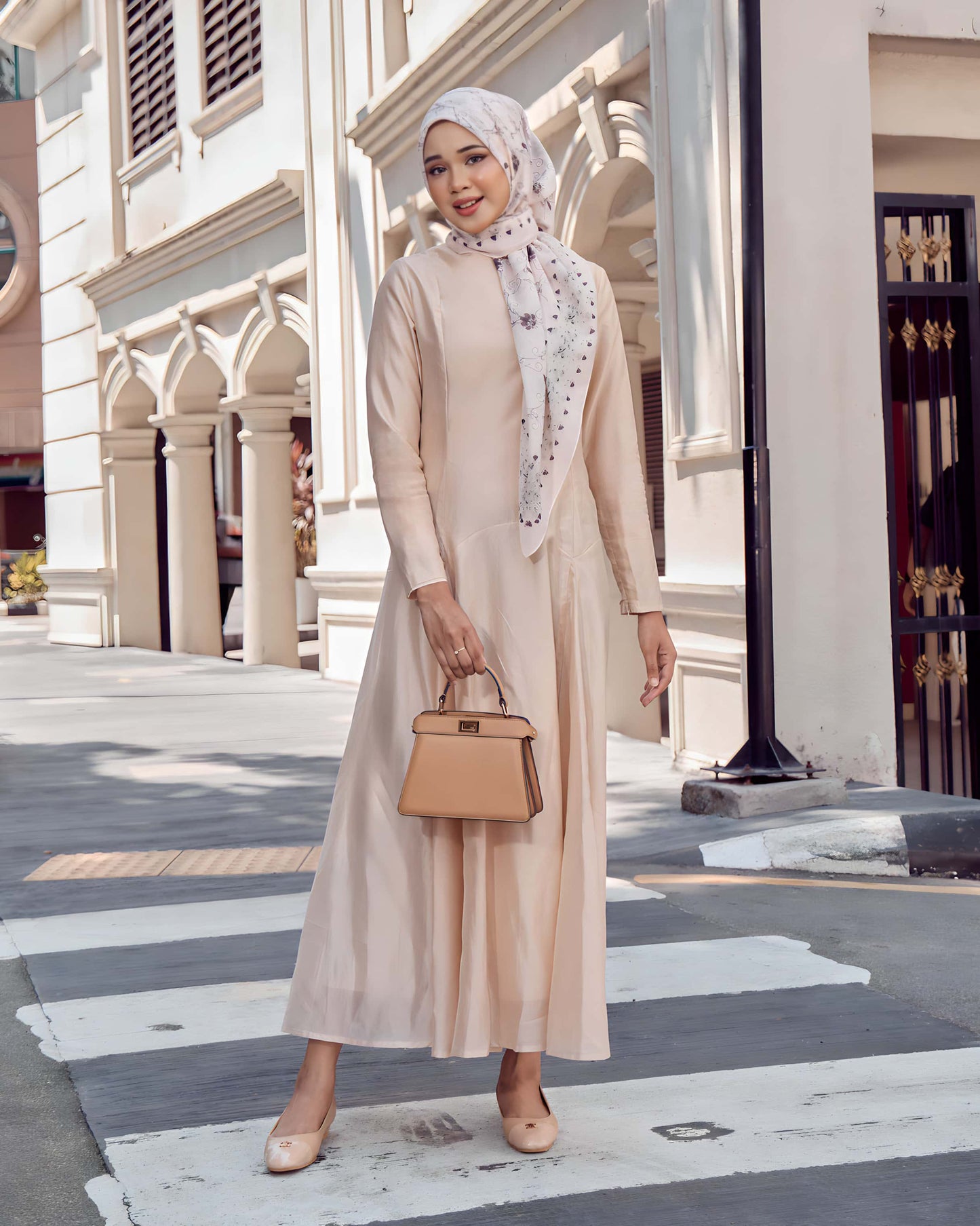 MARINA MIDI DRESS (NUDE)