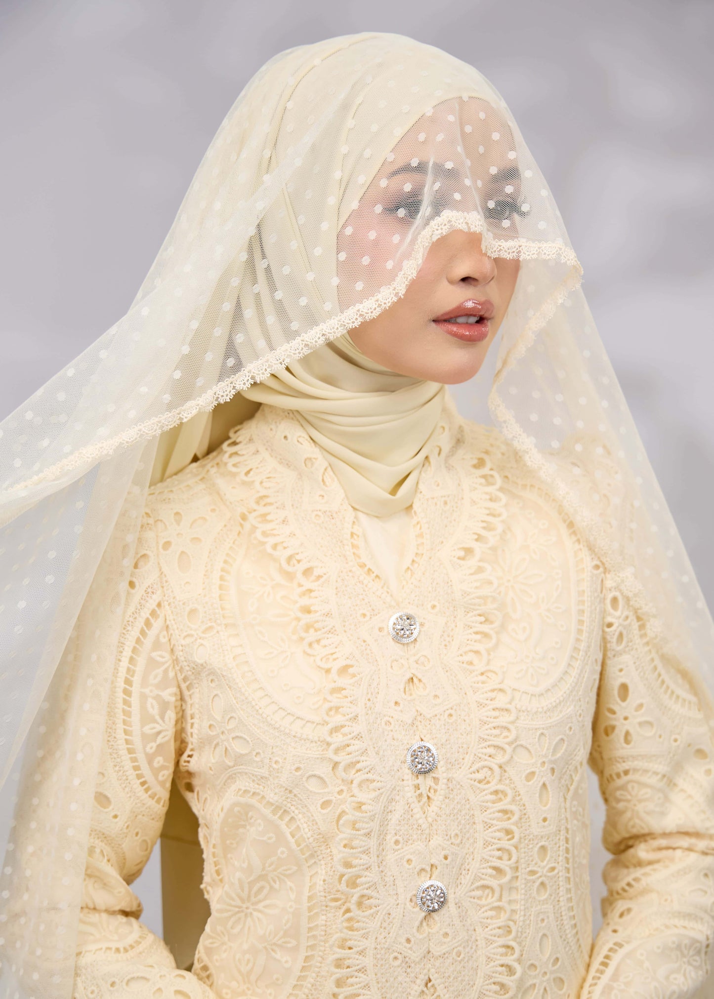 MEARA VEIL (LIGHT YELLOW)