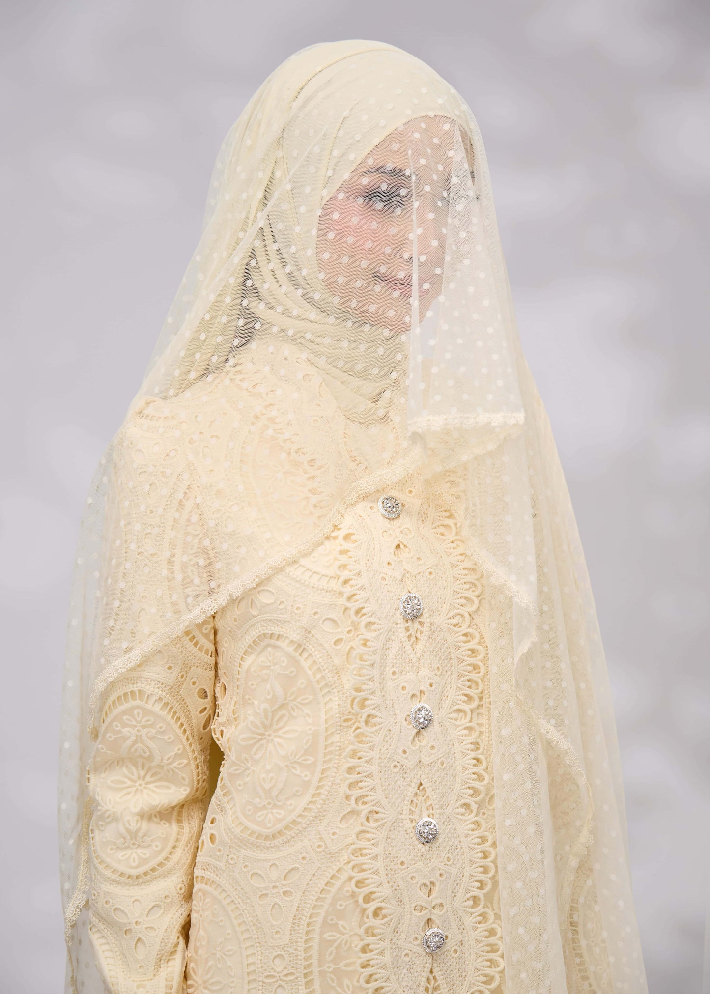 MEARA VEIL (LIGHT YELLOW)