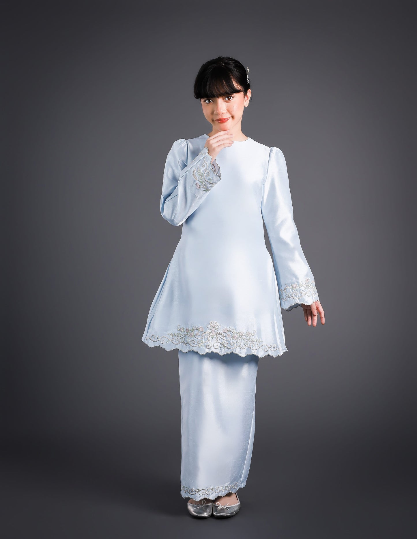 MELATI KURUNG KIDS (BABY BLUE)