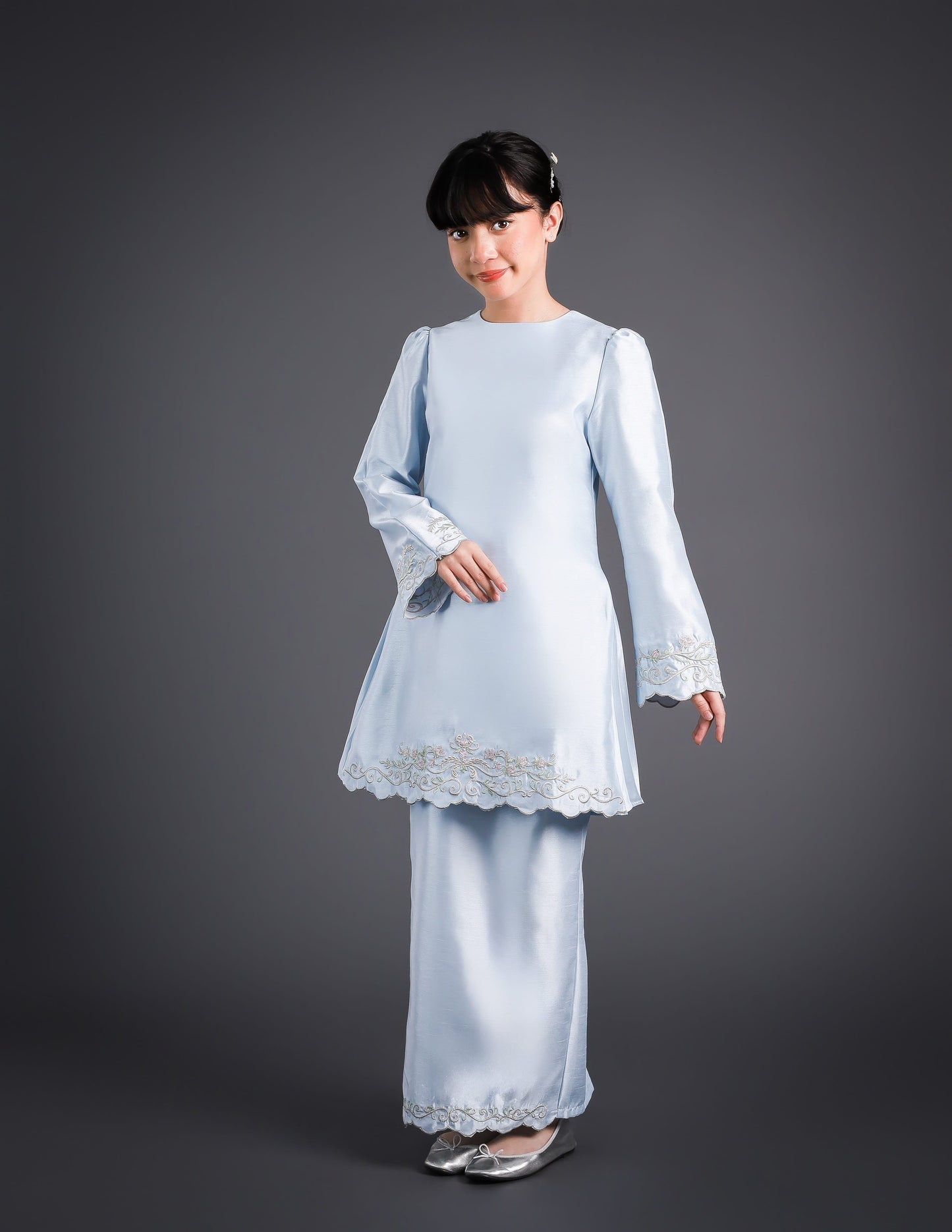 MELATI KURUNG KIDS (BABY BLUE)