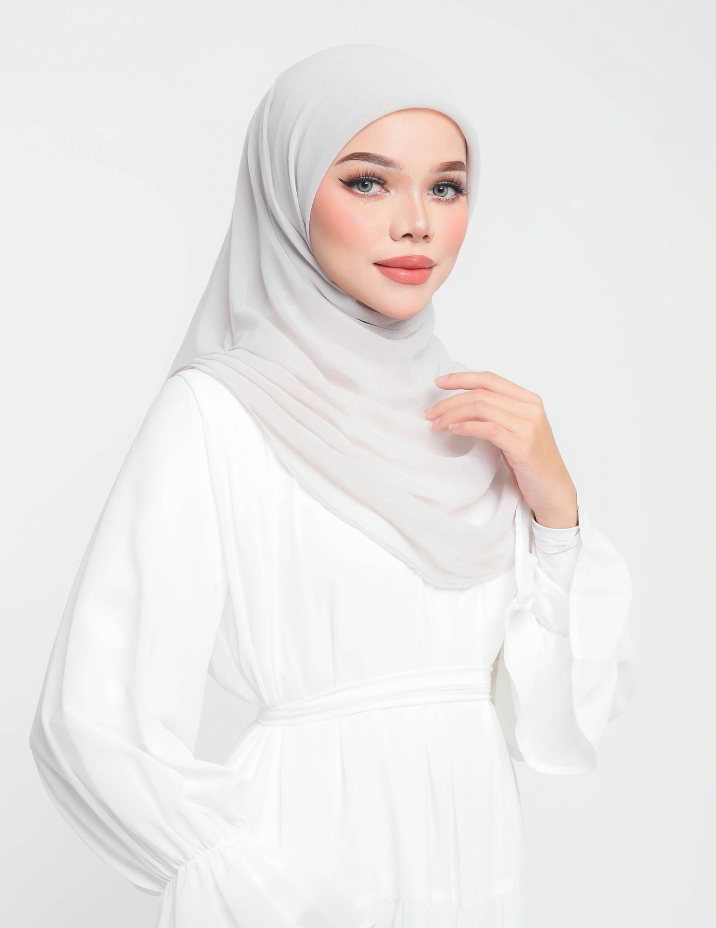 NUHA BAWAL DRAPE (GREY)