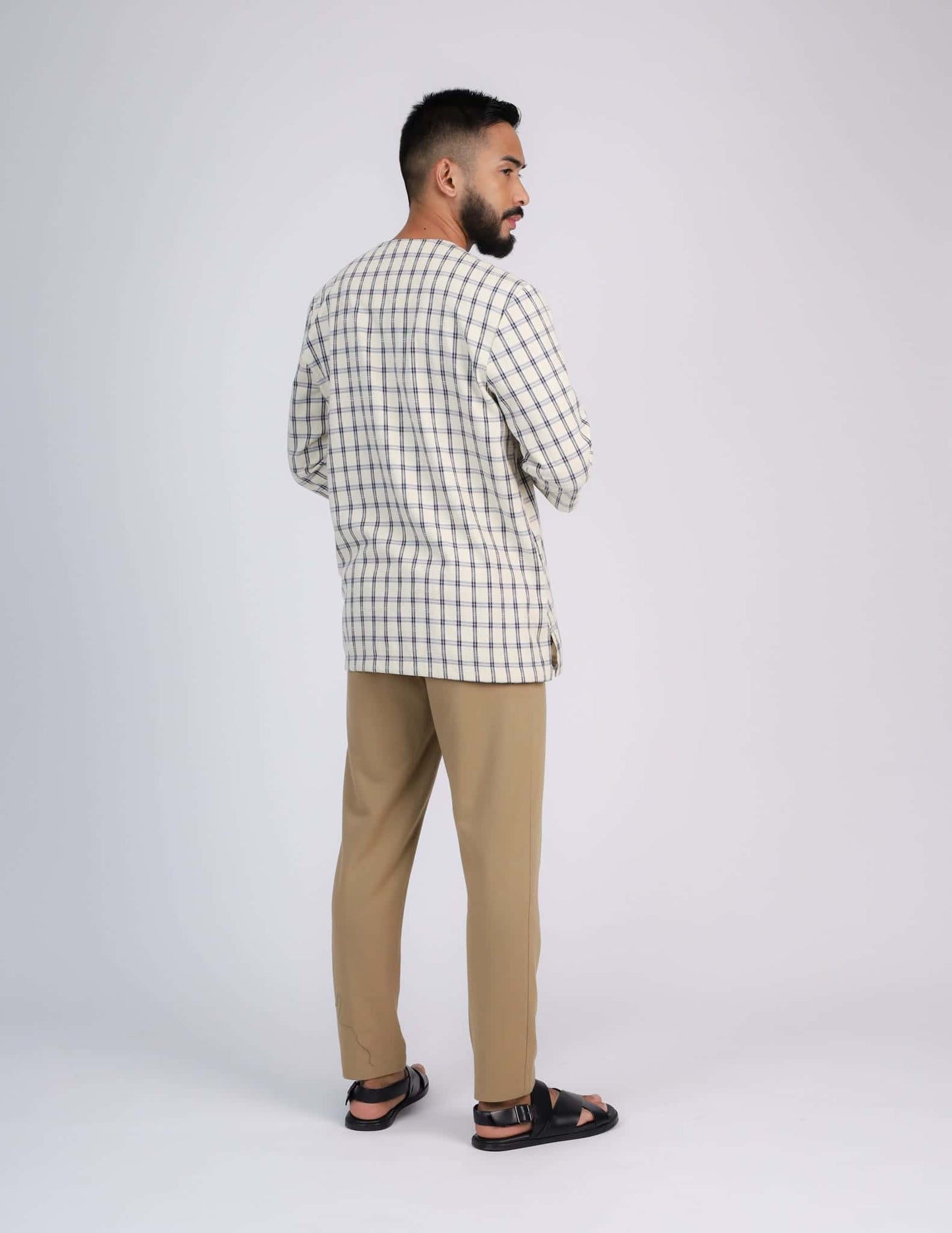 QUDS KURTA (NAVY BLUE)