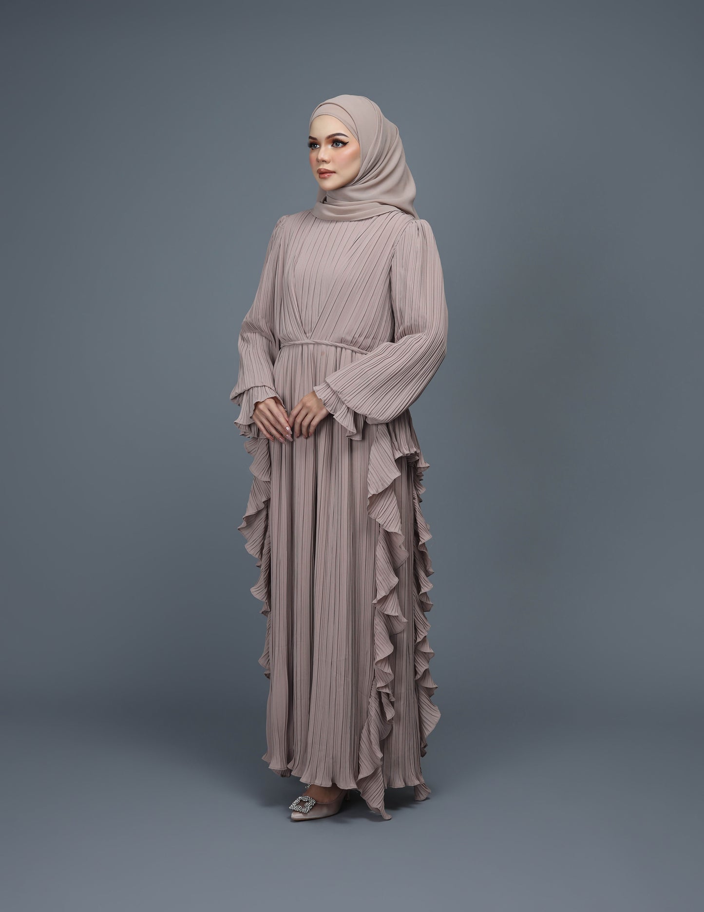 RANIA ABAYA (KHAKI)