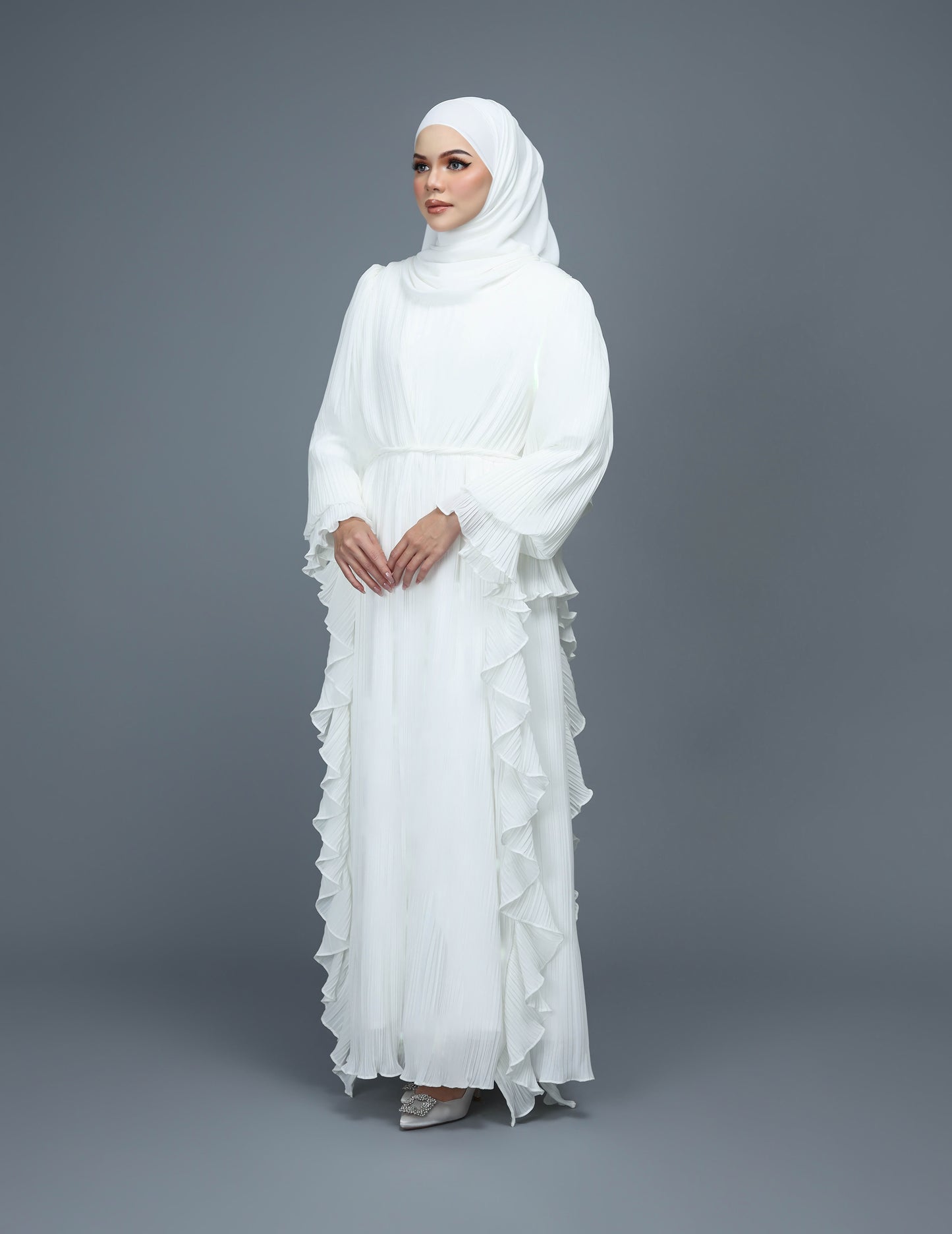 RANIA ABAYA (OFF WHITE)