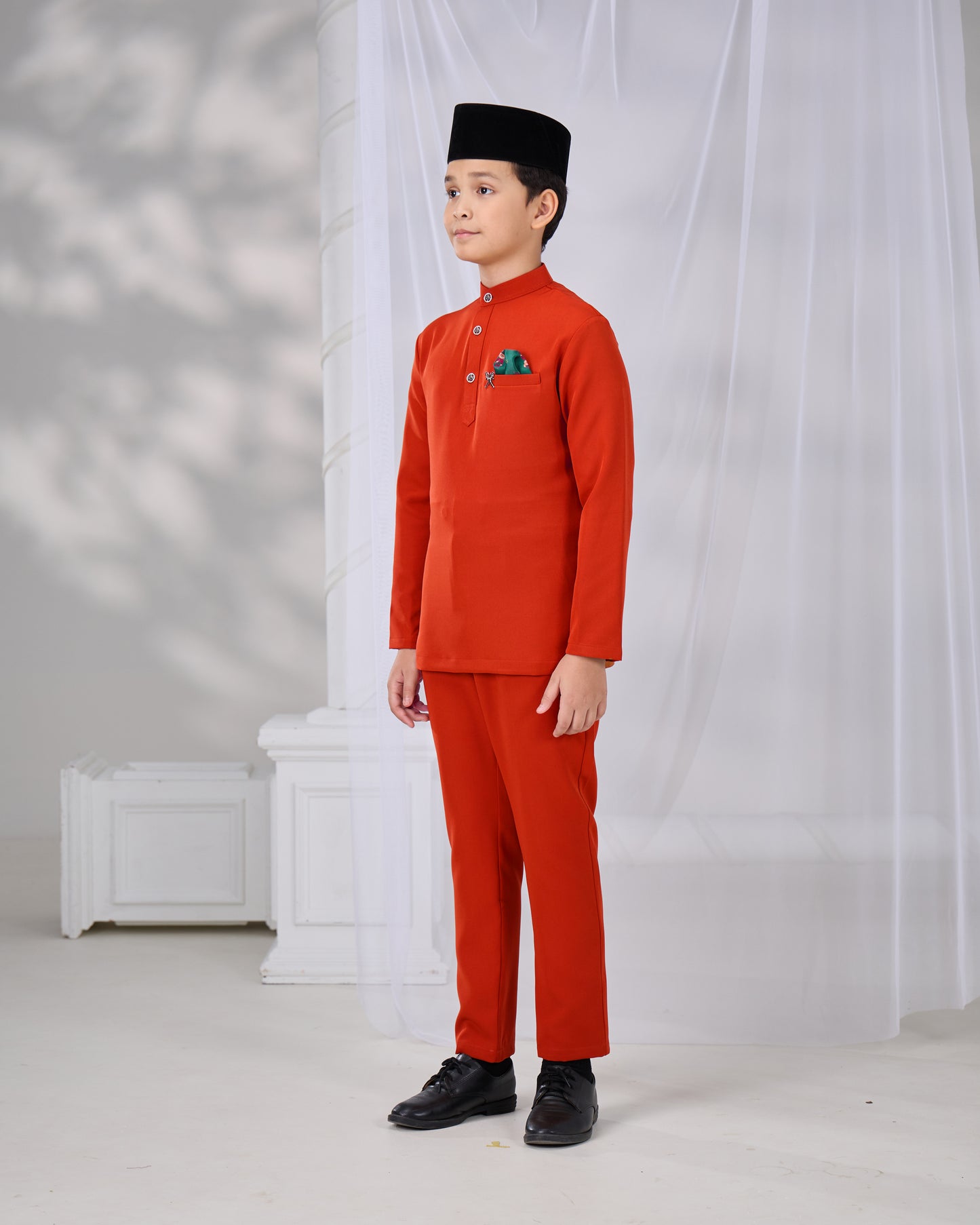 SOULTAN BAJU MELAYU FOR KIDS (RED CHILI)
