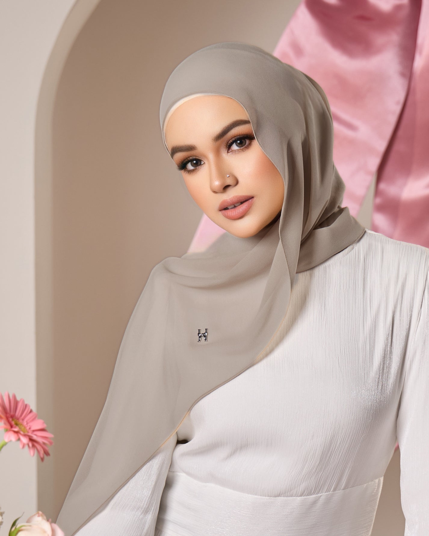 HANA CHIFFON SHAWL (SMORES)
