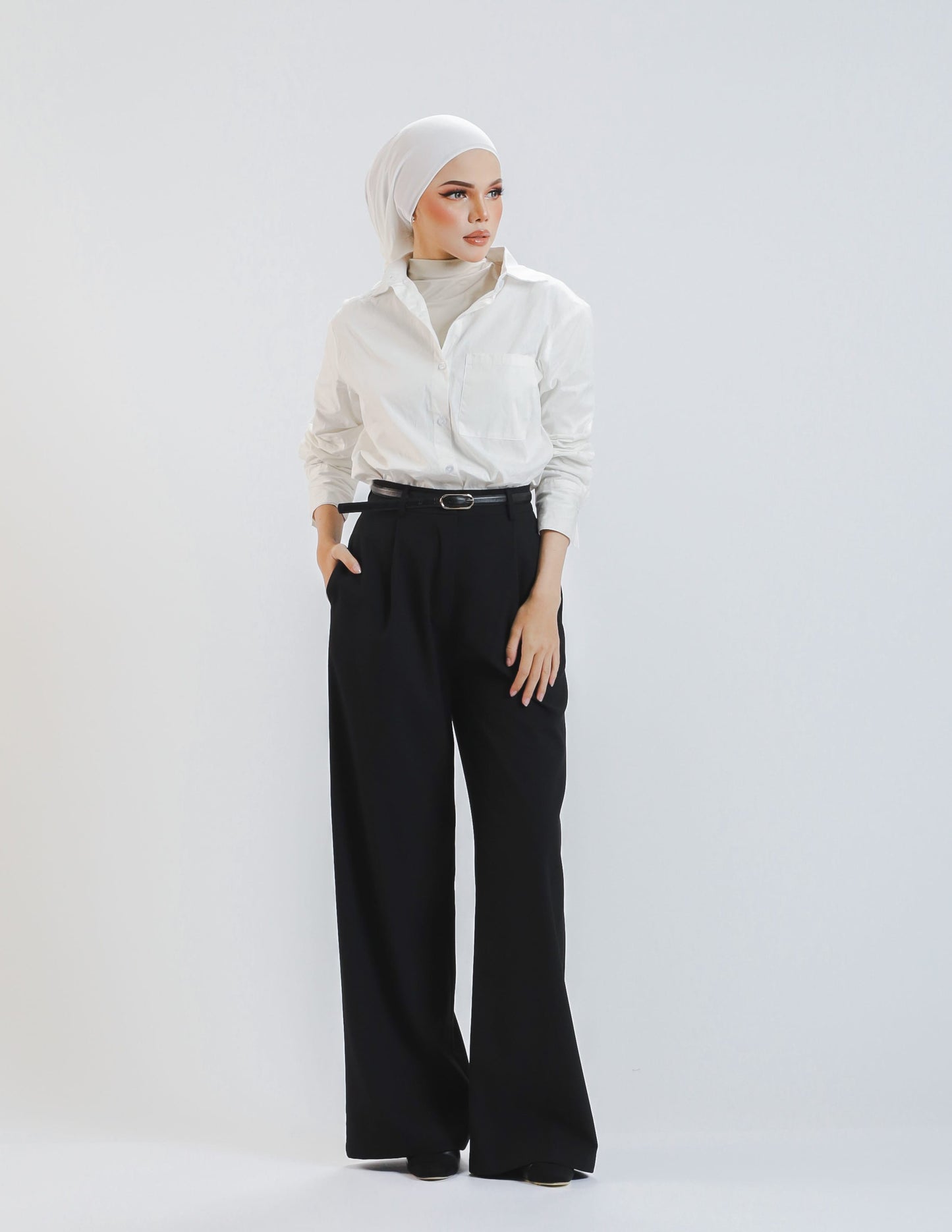 ROSSY PALLAZO PANTS (BLACK)