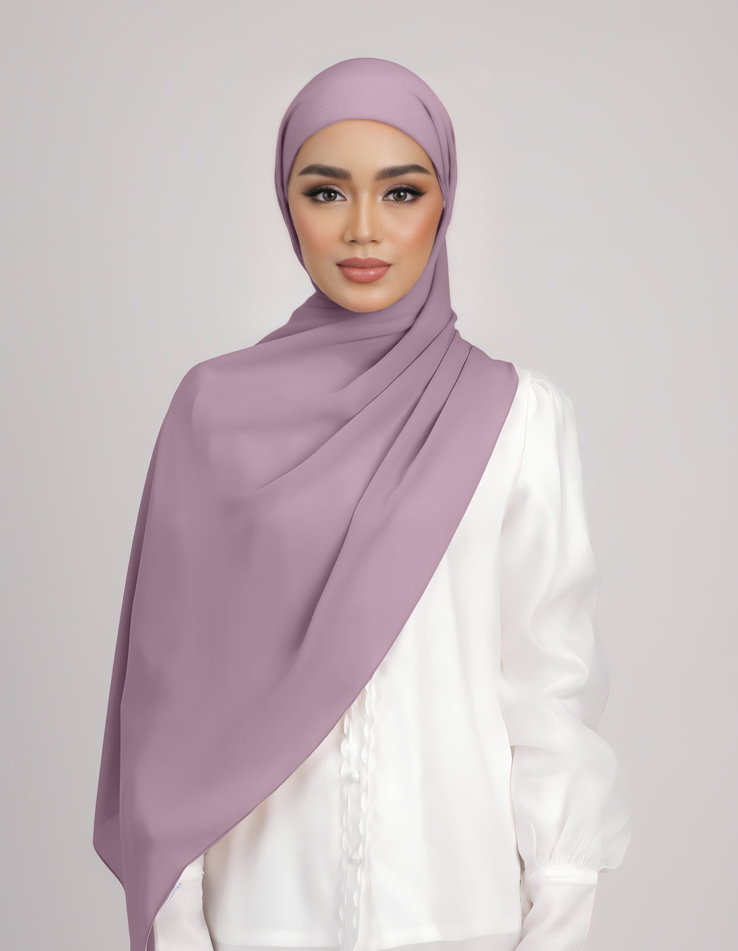 SAERA SHAWL TIEBACK (DUSTY MAUVE)