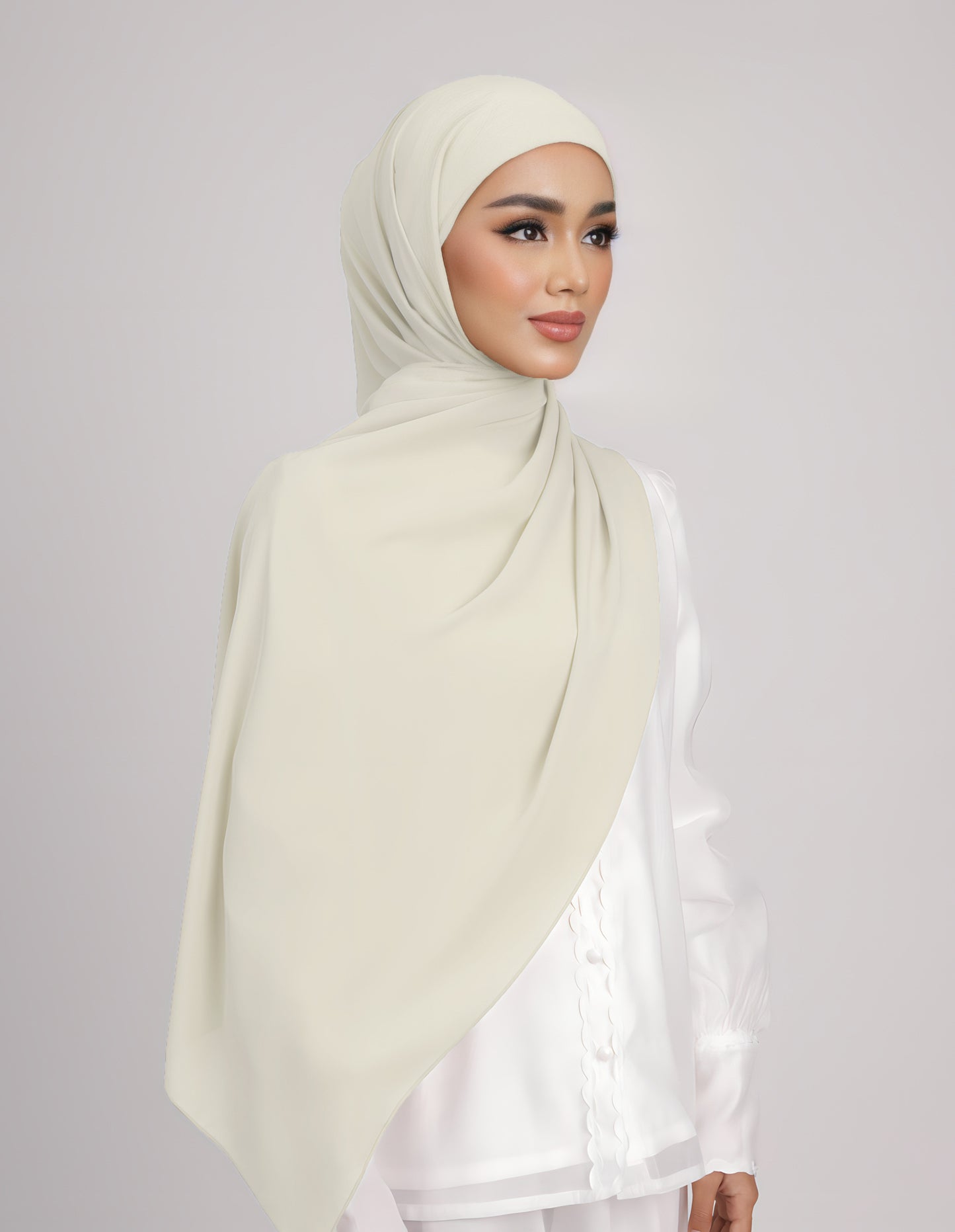SAERA SHAWL TIEBACK (SOFT YELLOW)