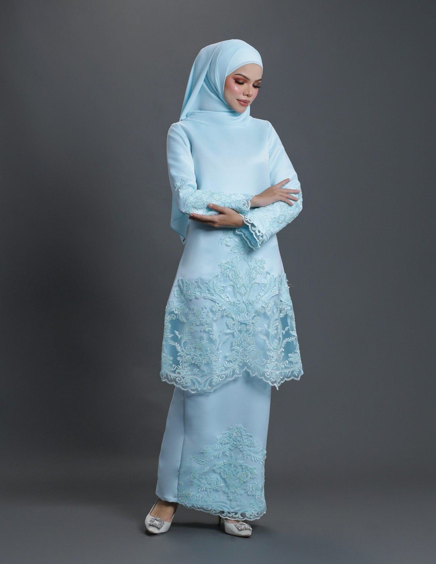 SALOMA KURUNG (AQUA BLUE)