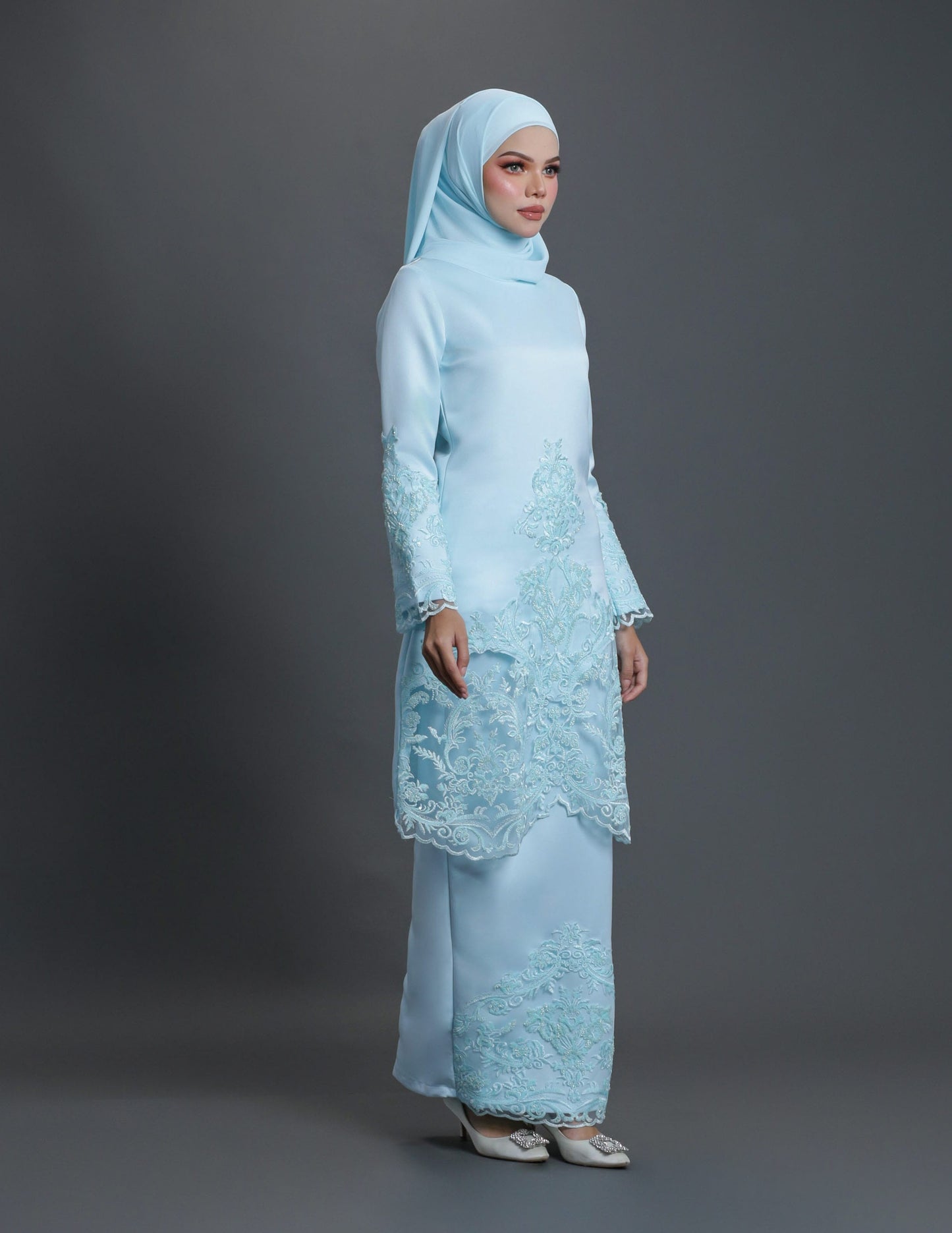 SALOMA KURUNG (AQUA BLUE)