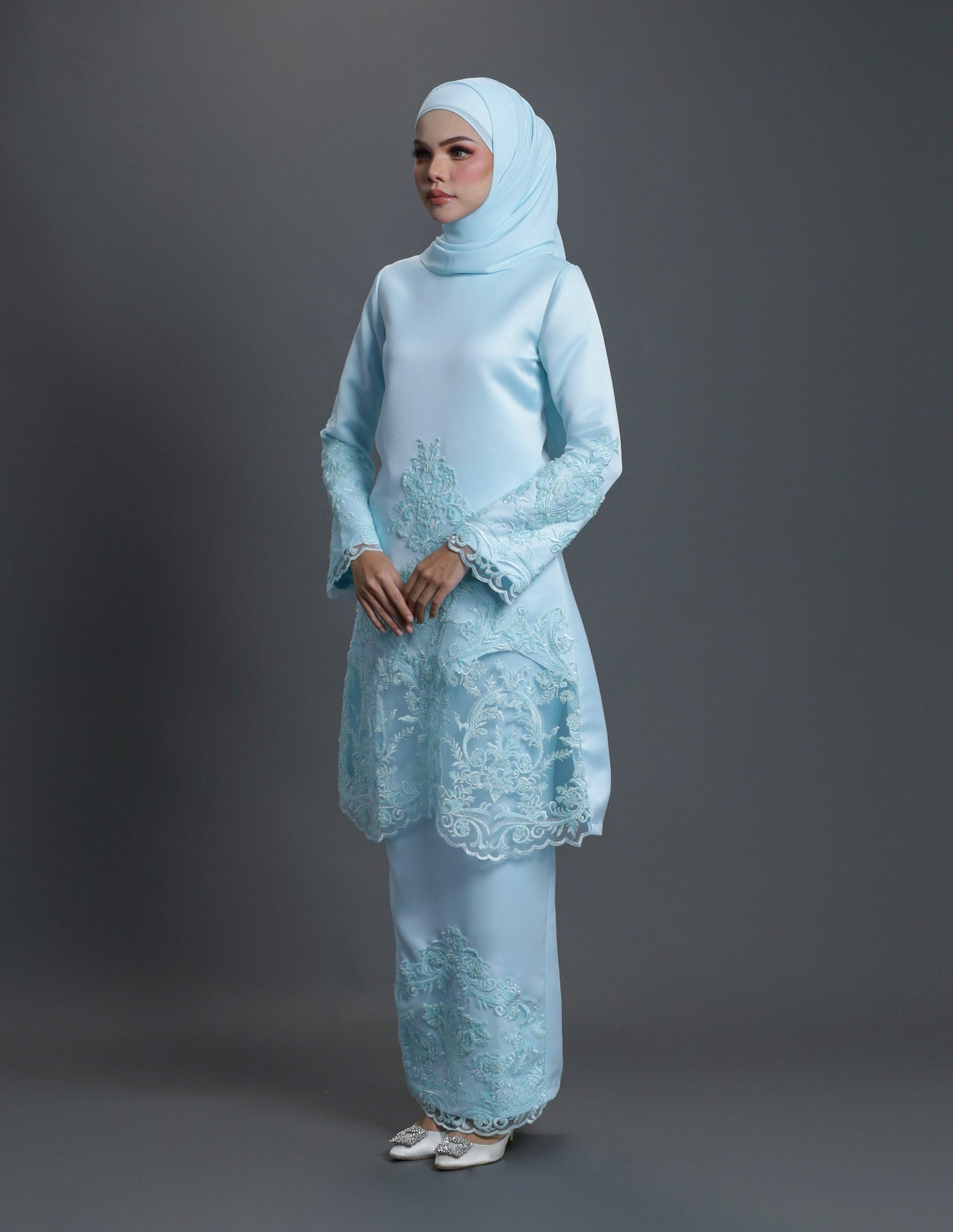 SALOMA KURUNG (AQUA BLUE)