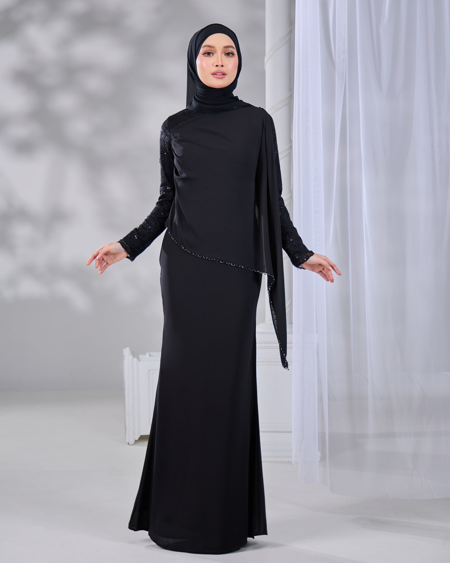 NADENE DRESS (BLACK)