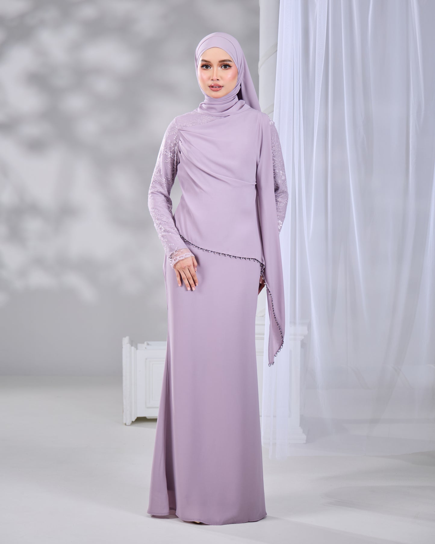 NADENE DRESS (LAVENDER)