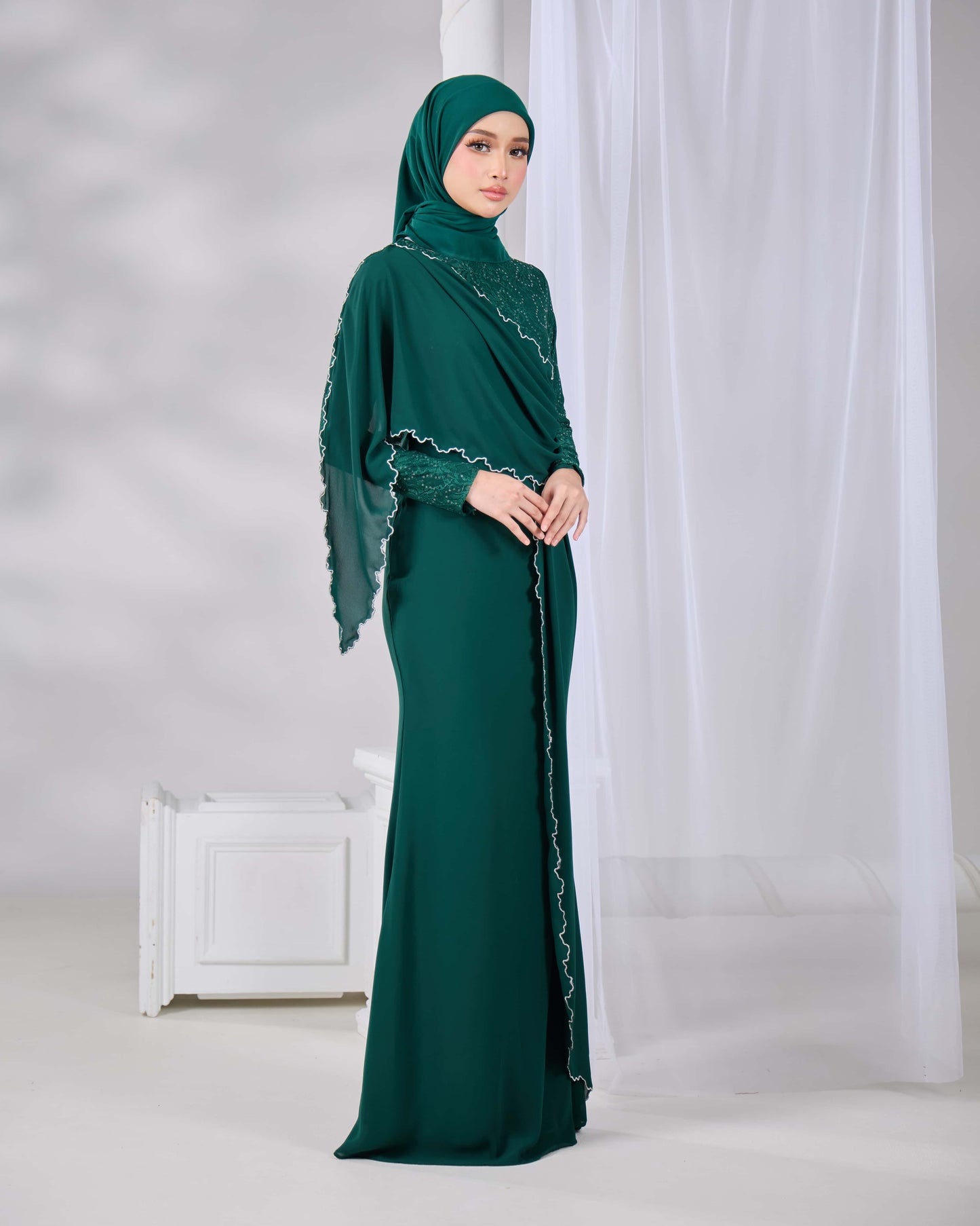 MINOR DEFECT ALAIA DRESS (EMERALD GREEN)