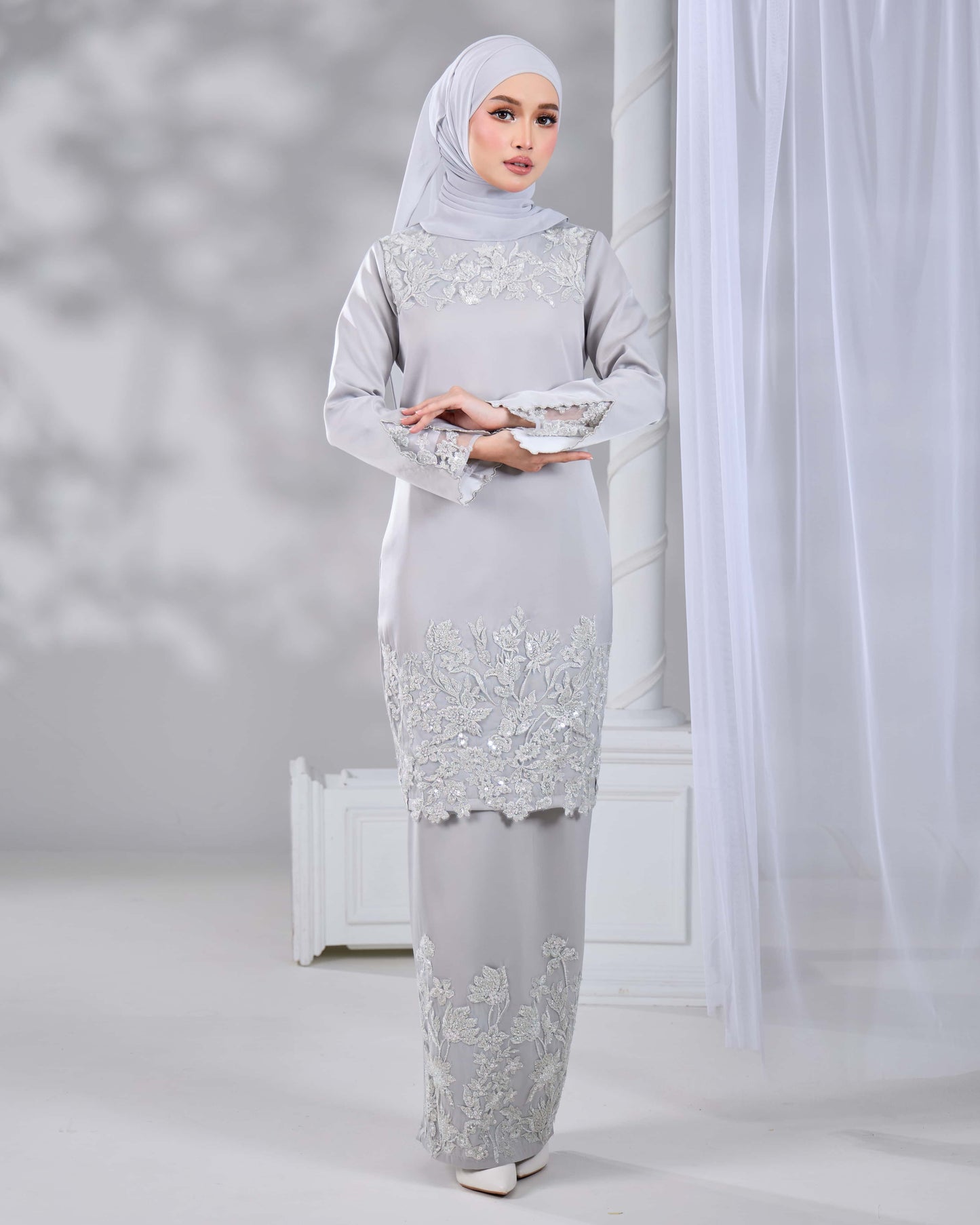 MINOR DEFECT KHAYRA KURUNG (GREY)