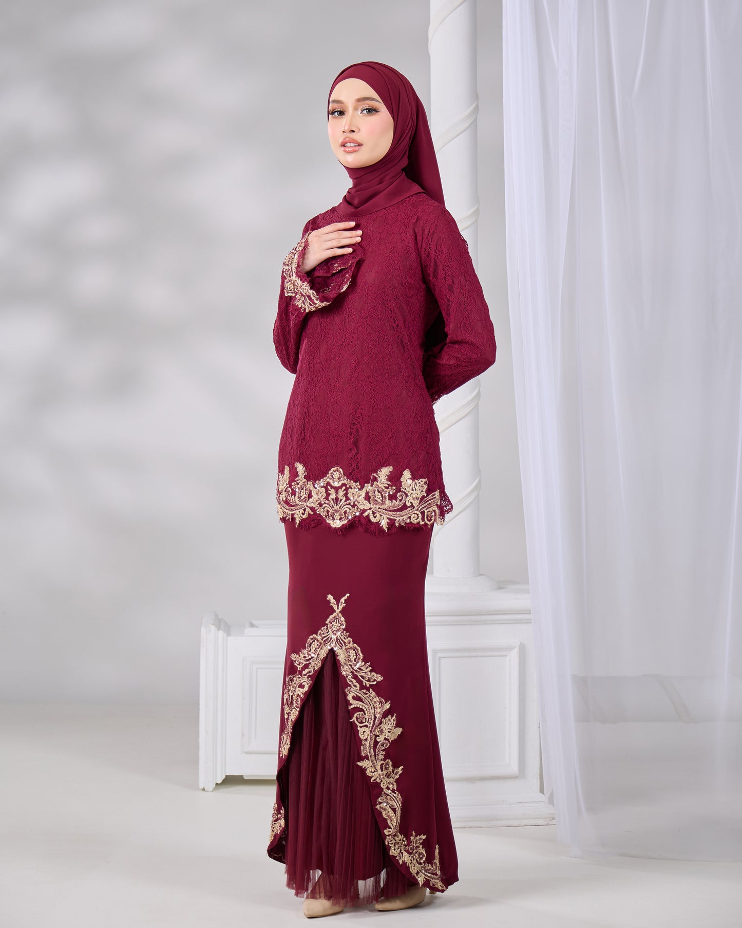 HAYFA KURUNG (BURGUNDY)