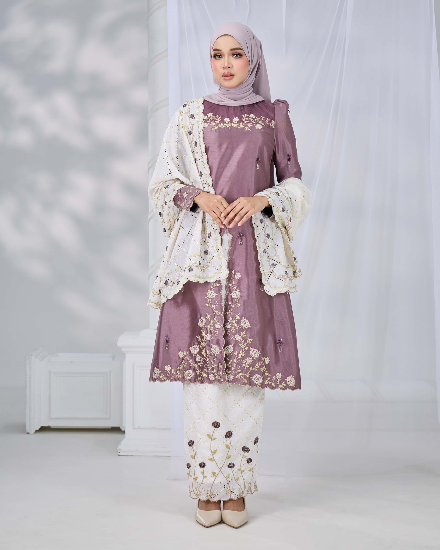 NADRA SELENDANG (DARK MAUVE)