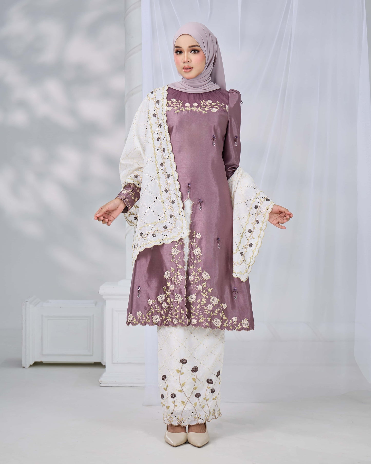 NADRA SELENDANG (DARK MAUVE)