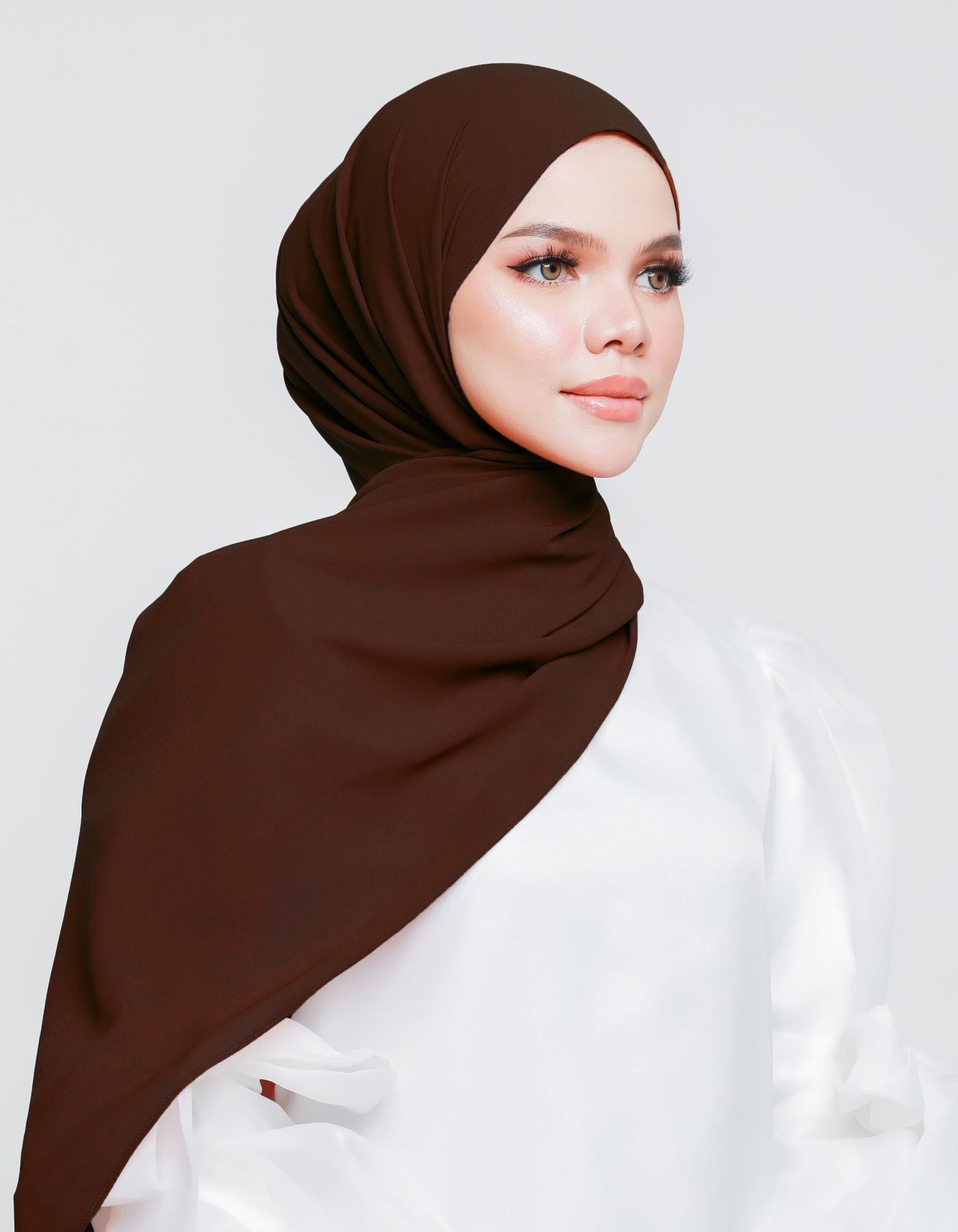 THALIA SHAWL (RICH BROWN)